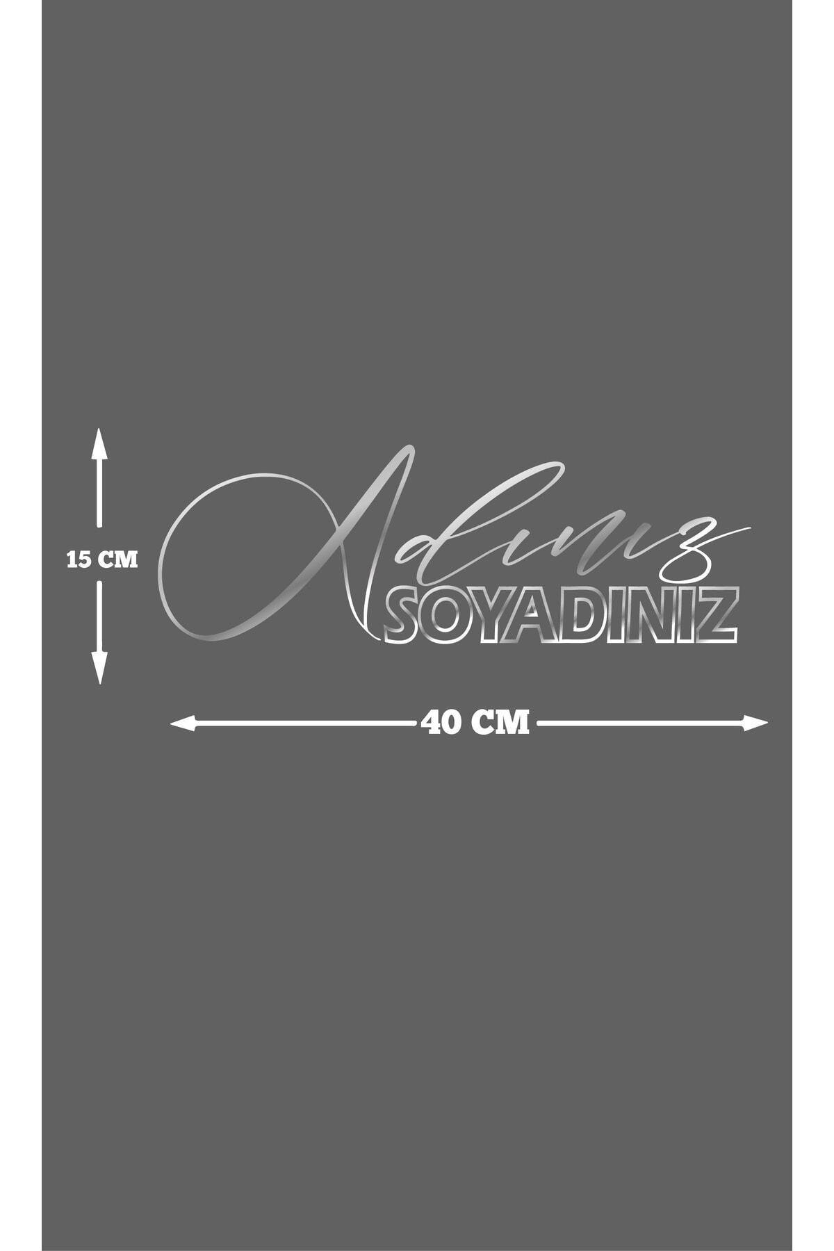 Özel Isim Soyisim özel yeni sticker 40*15 Cm