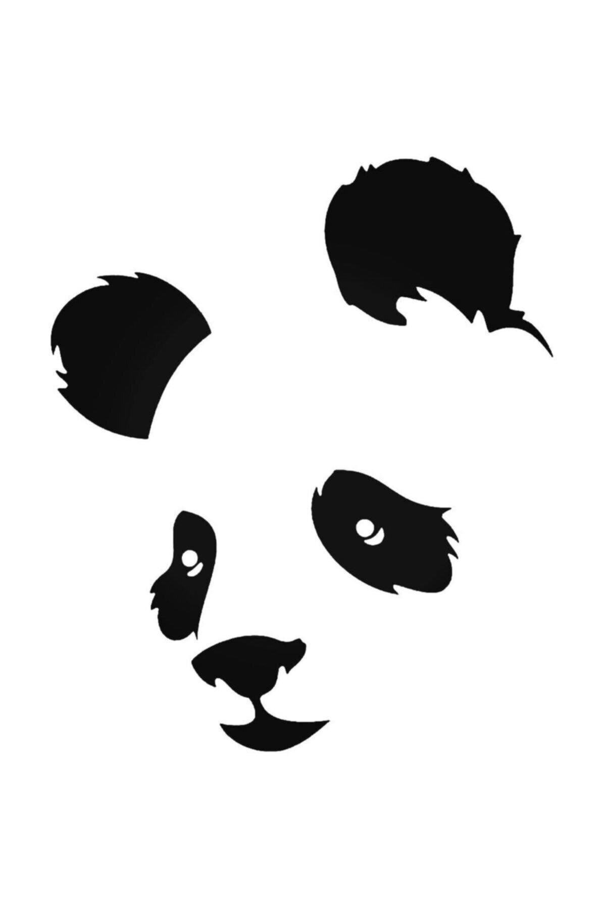 Panda Tasarım Oto özel yeni sticker 20 Cm