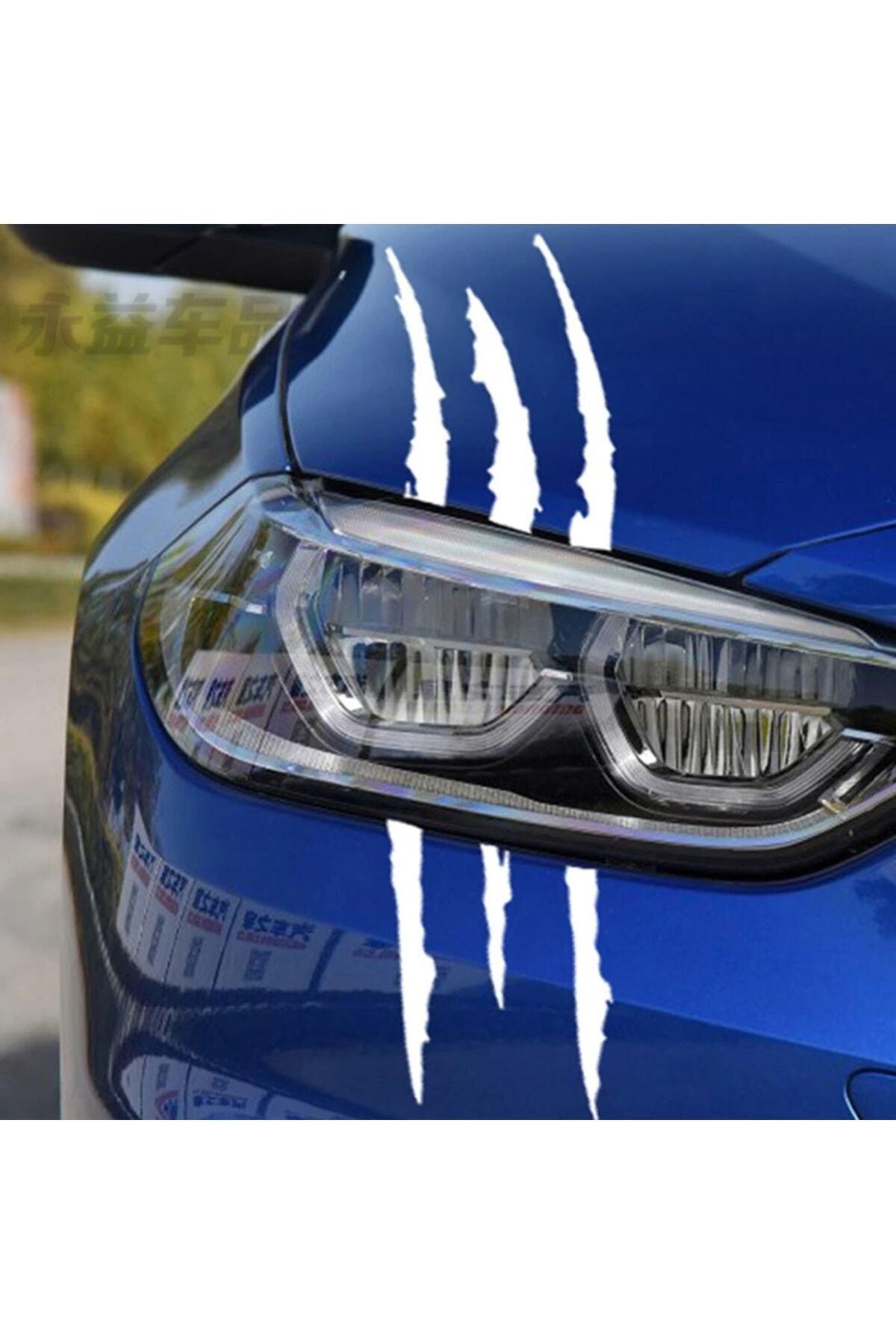 Pençe özel yeni sticker Beyaz 30 Cm