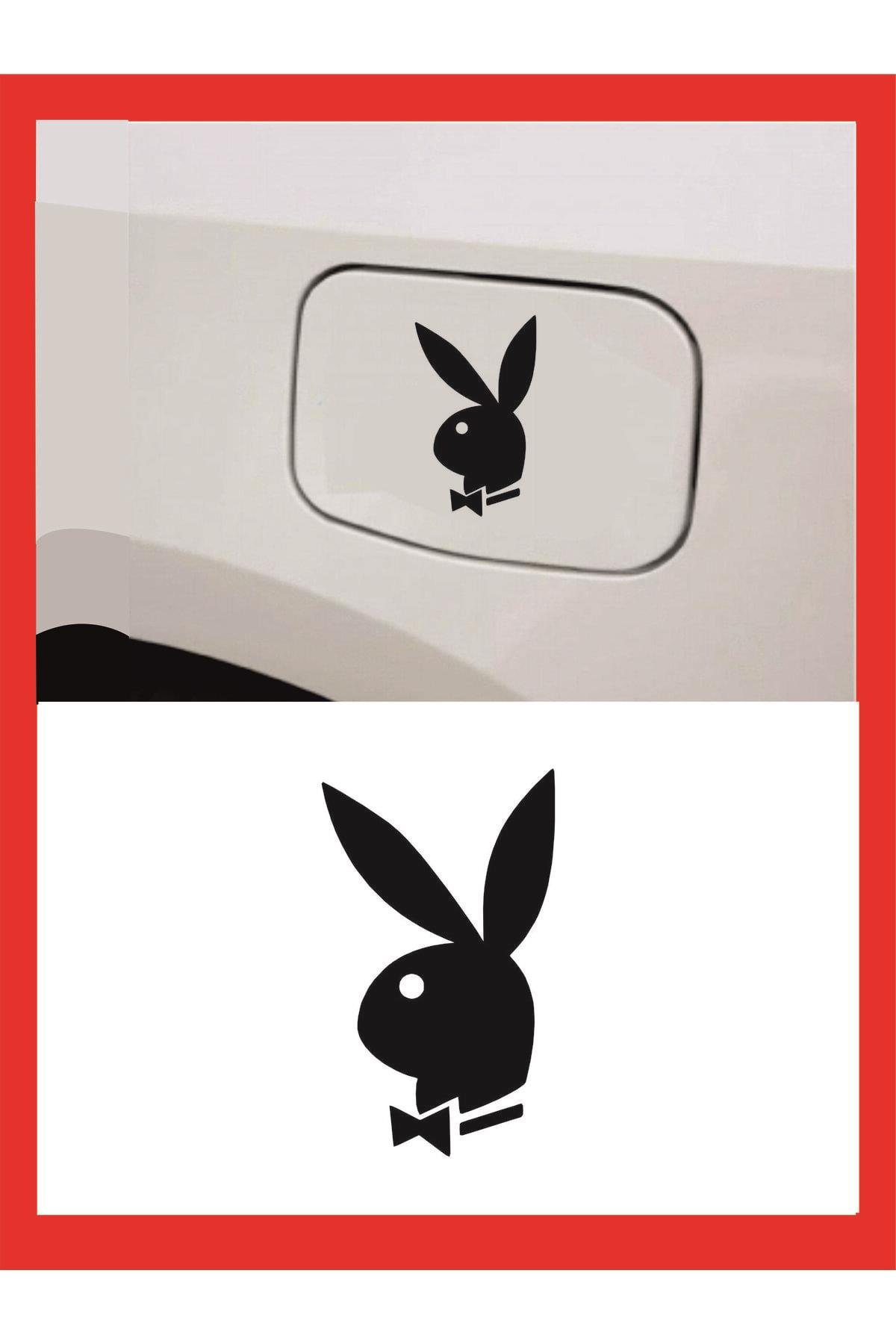 Playboy Tasarım Oto özel yeni sticker Siyah 9*15 Cm