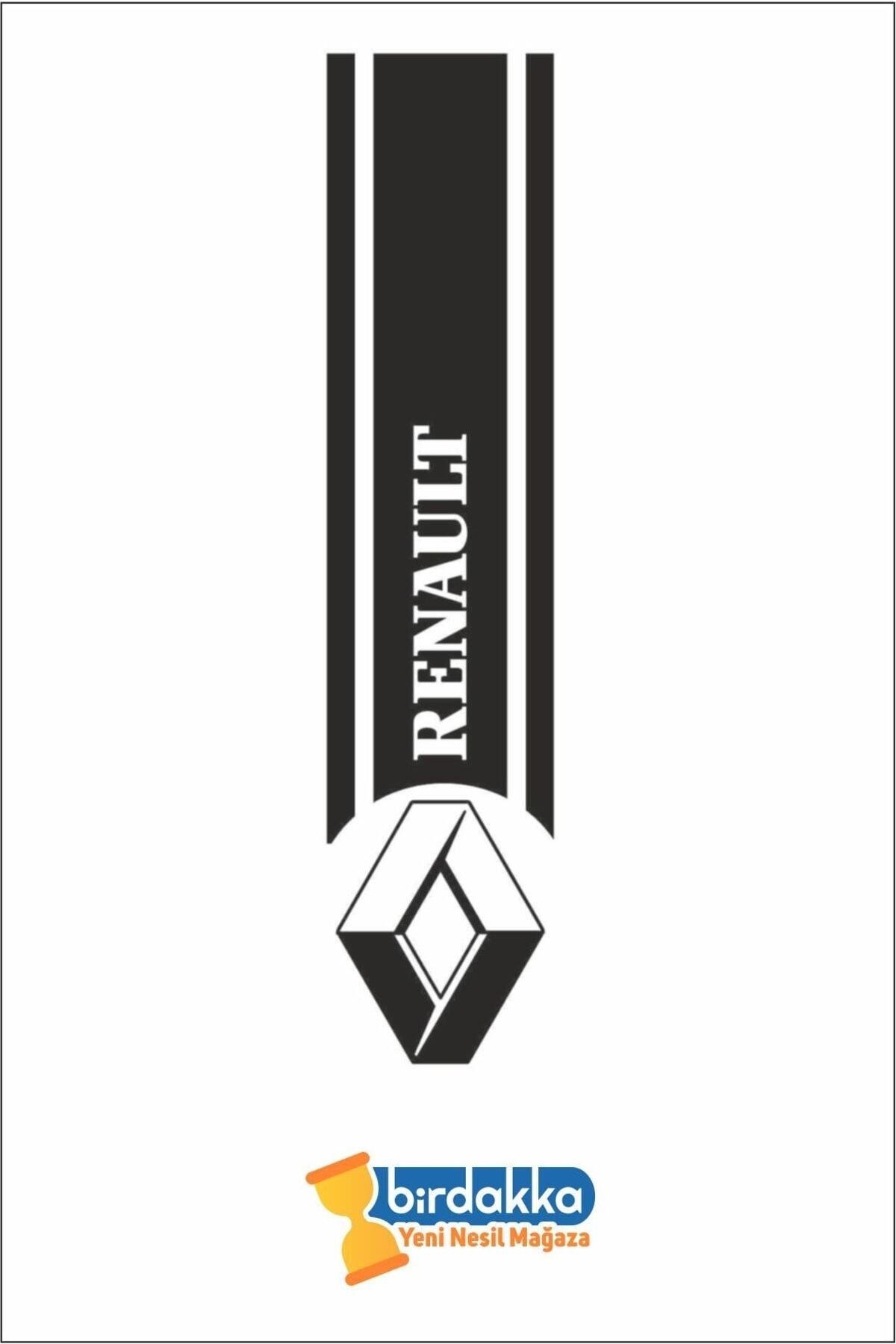 Renault İçin şık tasarım karbon sticker seti Aksesuar Kaput özel yeni sticker Siyah