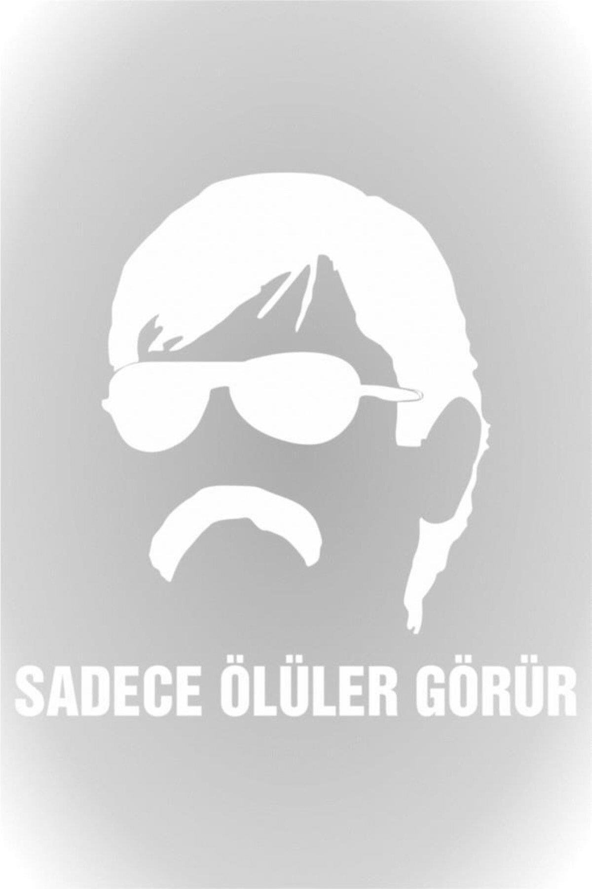Sadece Ölüler Görür Oto Cam özel yeni sticker Beyaz 20*19 Cm