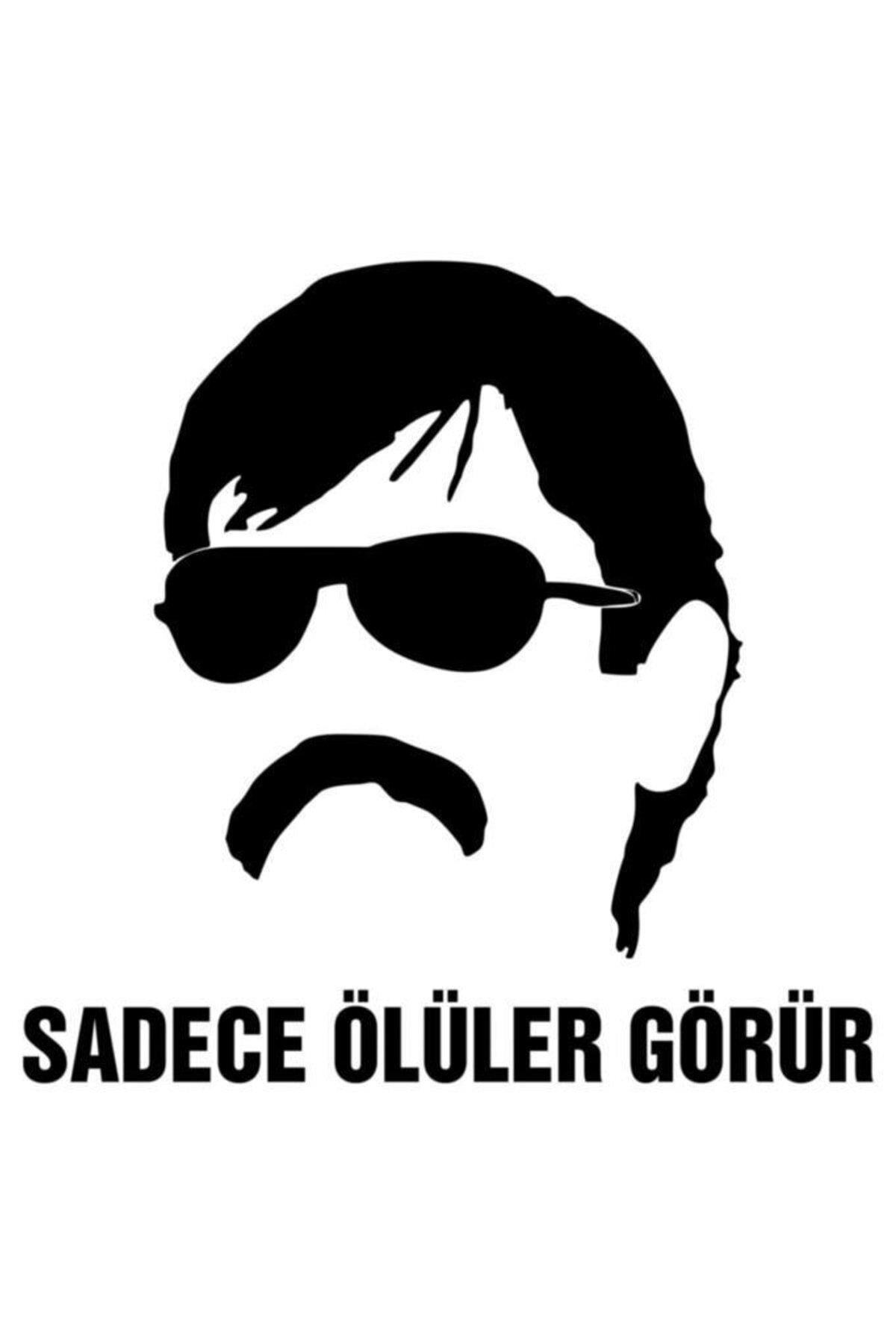 Sadece Ölüler Görür Oto Cam özel yeni sticker Siyah 20*19 Cm