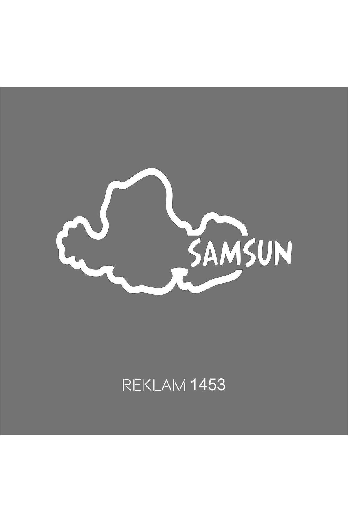 Samsun İl Sınırı Oto özel yeni sticker Oto özel yeni sticker 14*7 Cm
