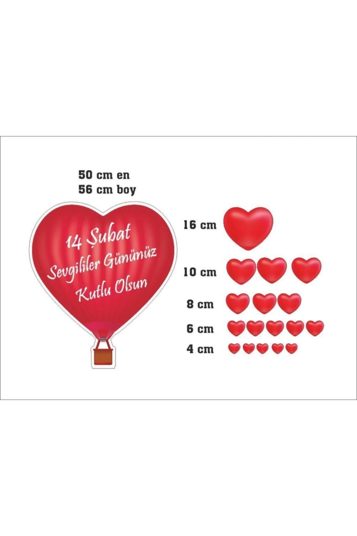 Sevgililer Günü Cam özel yeni sticker Yapışkanlı