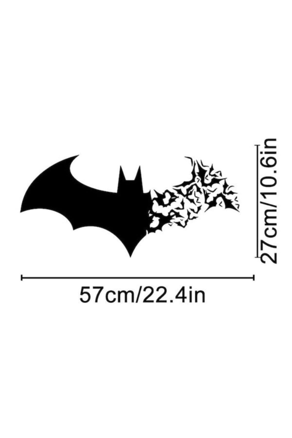 Şık Batman Su Geçirmez Kendinden Yapışkanlı Dekoratif Duvar özel yeni sticker