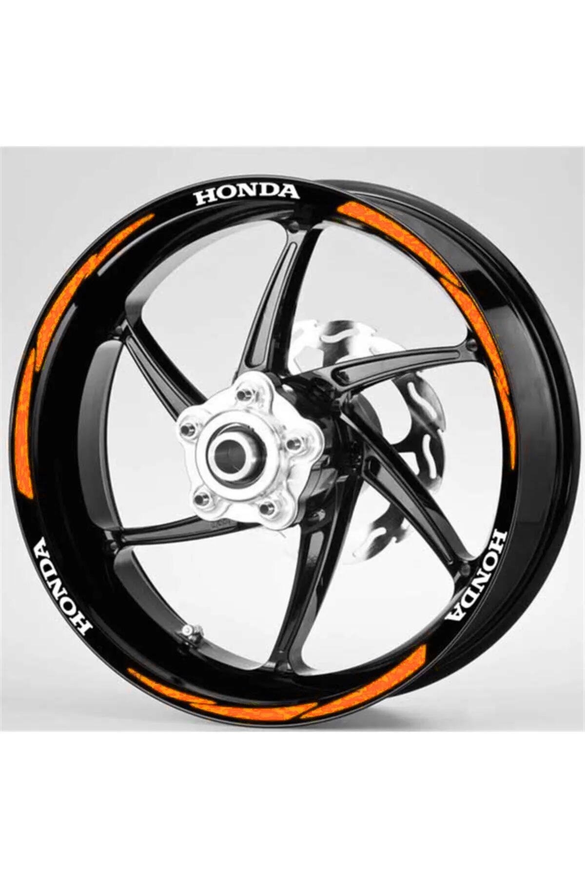 Şık Tasarım motosiklet Jant Şeridi Honda Mavi Sağ-Sol/Ön-Arka