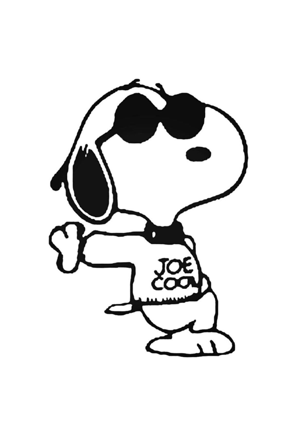 Snoopy Joe Cool The Peanuts Oto özel yeni sticker 20 Cm