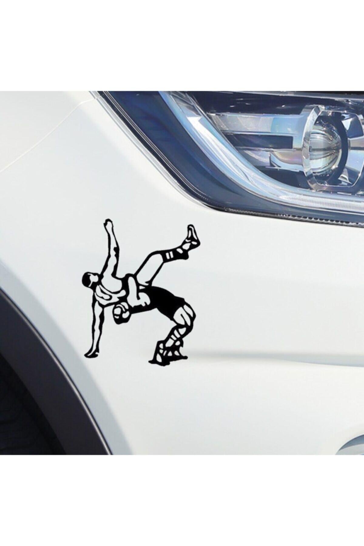 Spor Güreşçiler Tasarım Oto özel yeni sticker 14*11 Cm