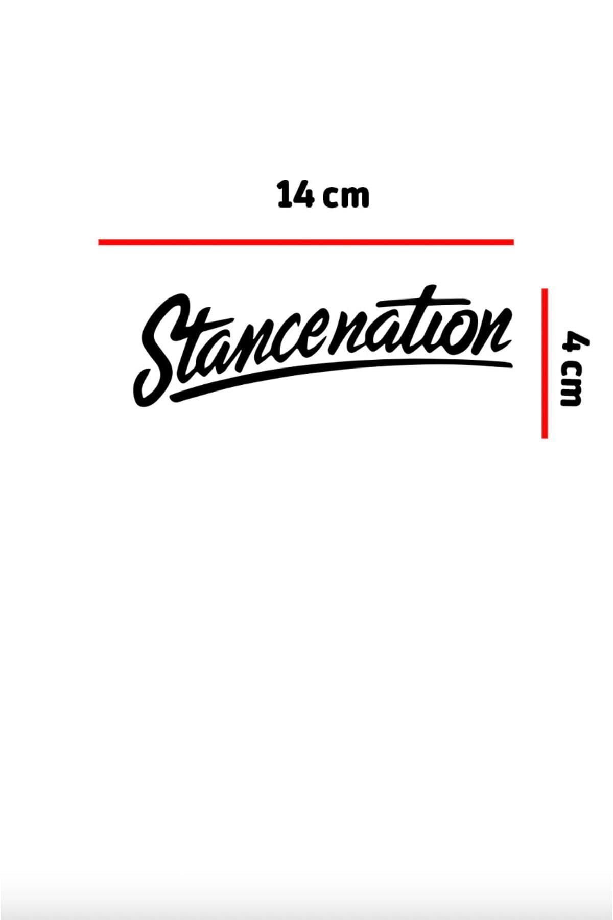 Stancenation Oto özel yeni sticker 14*4 Cm