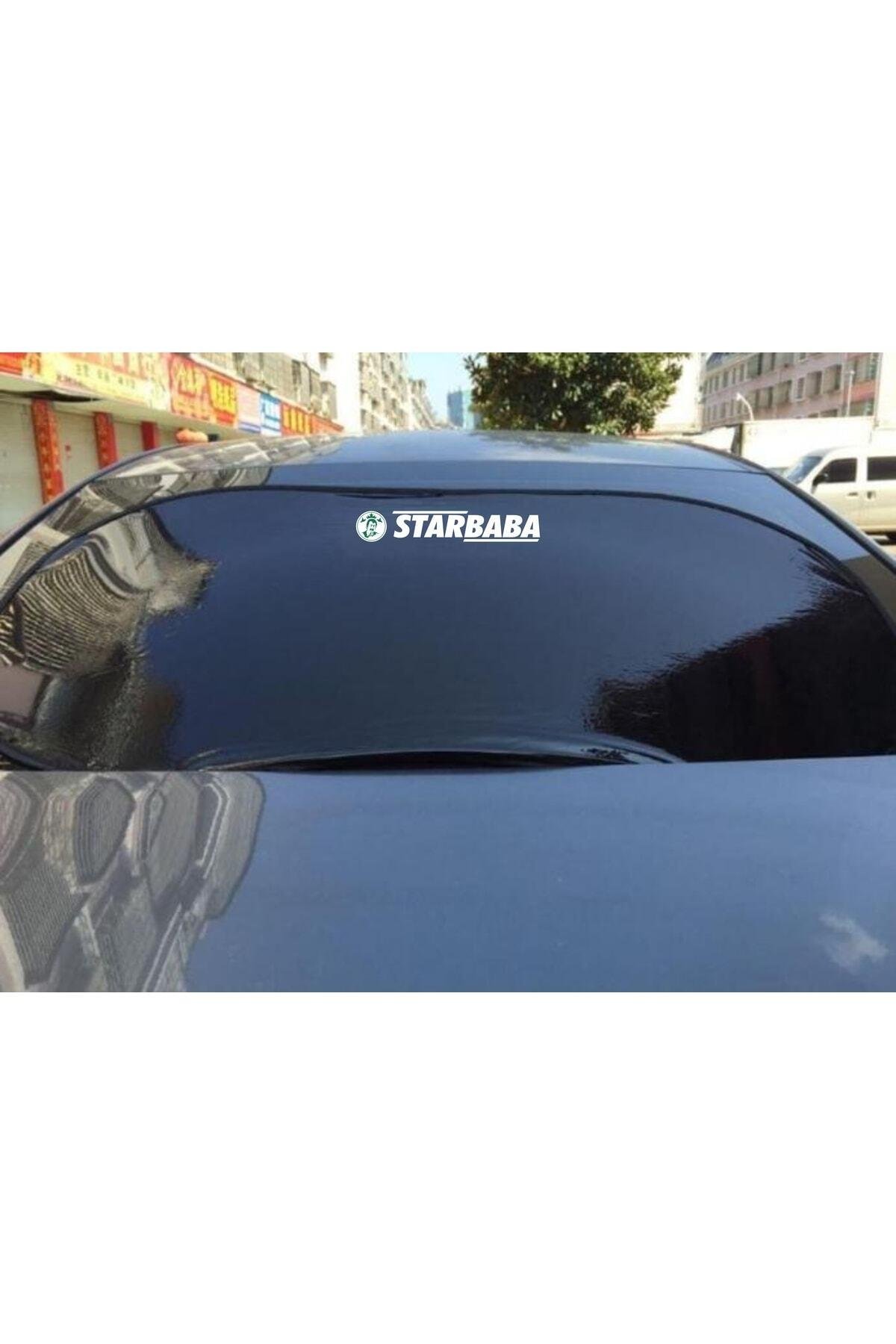 Starbaba Oto özel yeni sticker Beyaz 30*5 Cm