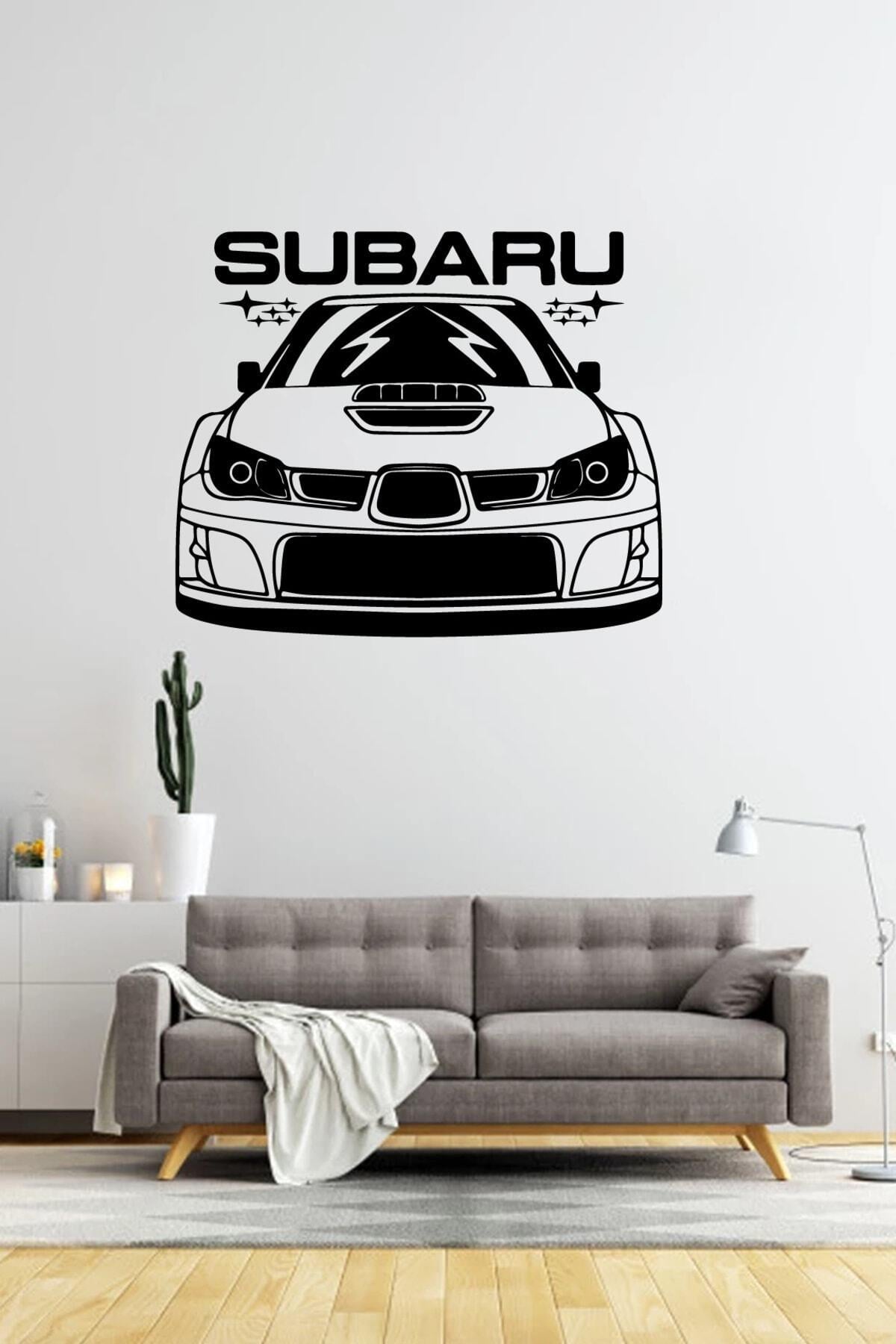 Subaru Modifiyeli Araba Duvar özel yeni sticker Yapıştırma (SUDAN VE NEMDEN ETKİLENMEZ)