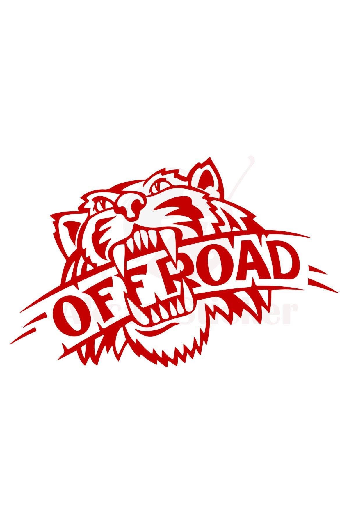 Tiger Off Road Oto özel yeni sticker Kırmızı 50*30 Cm