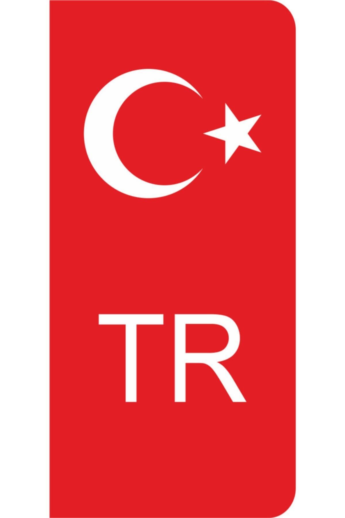 Tr Oto Plaka özel yeni sticker 2 Adet 10*5 Cm