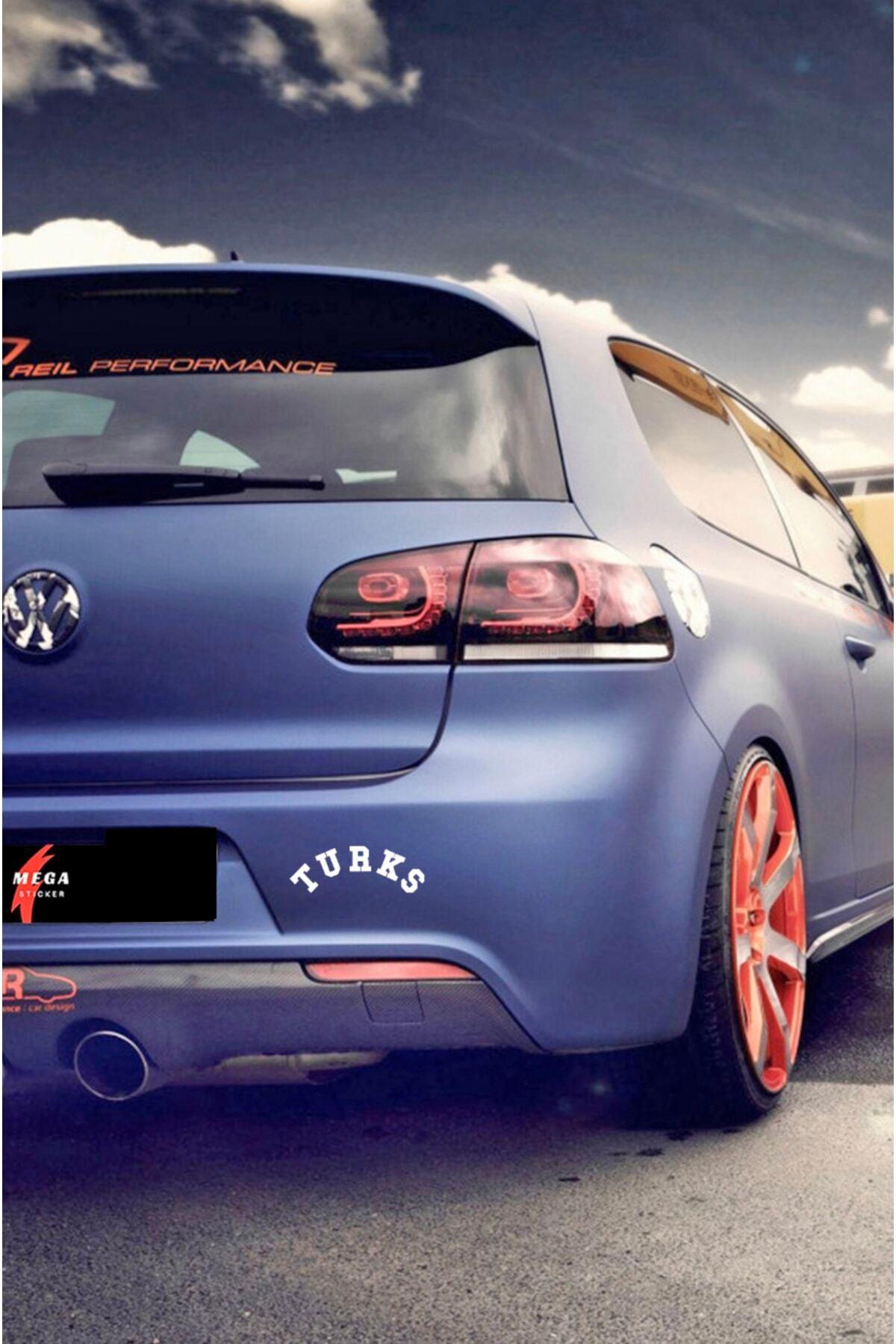 Turks Oto özel yeni sticker 14*5 Cm