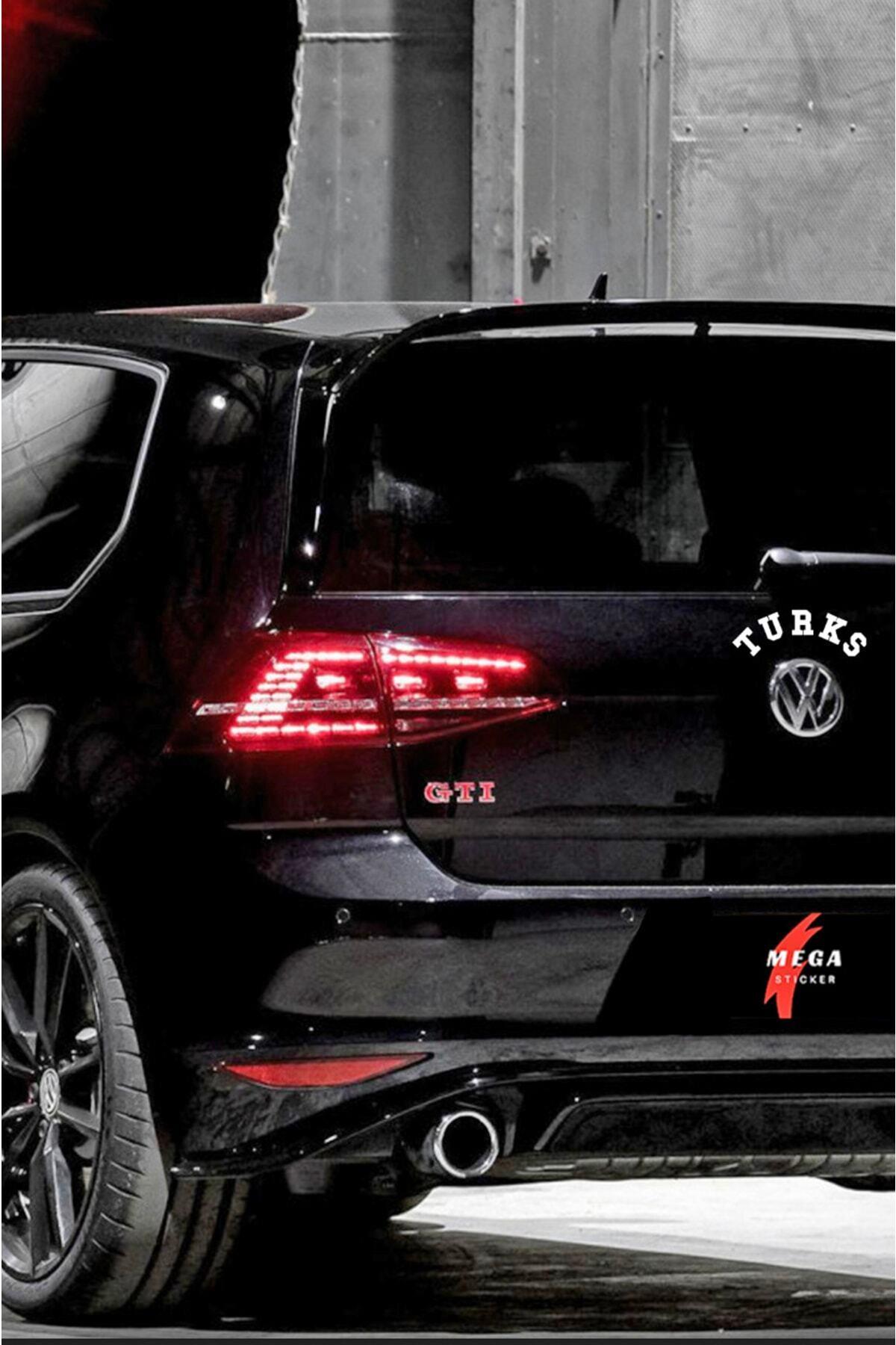 Turks Oto özel yeni sticker 14*5 Cm