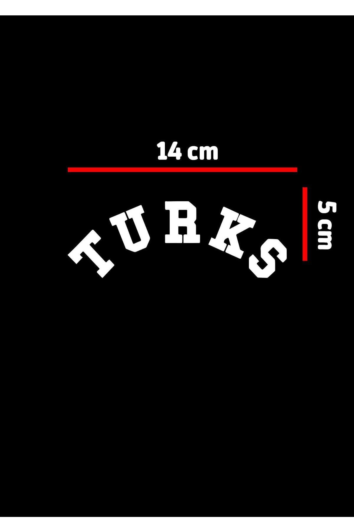 Turks Oto özel yeni sticker 14*5 Cm