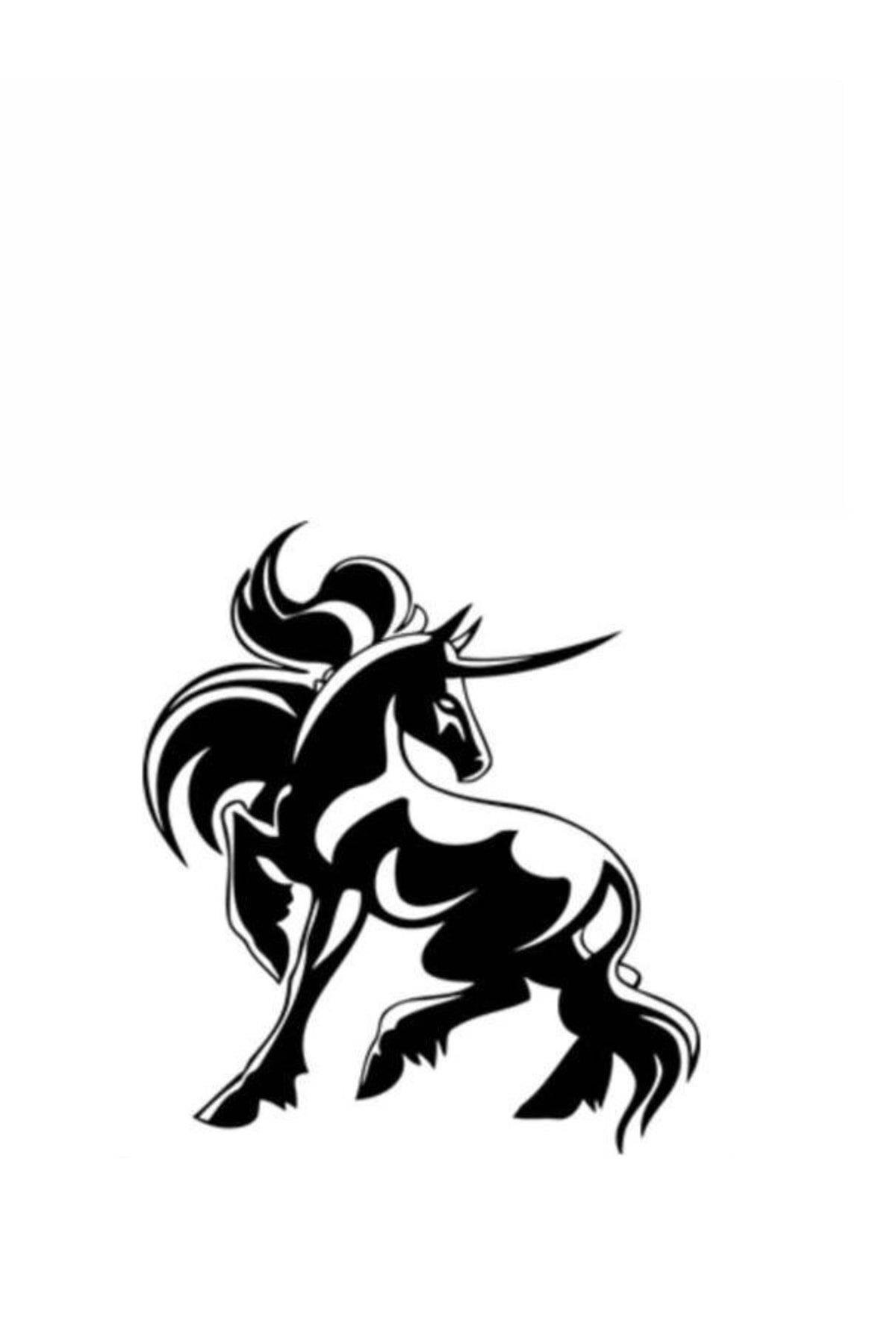 Unicorn Oto Cam özel yeni sticker 40*40 Cm