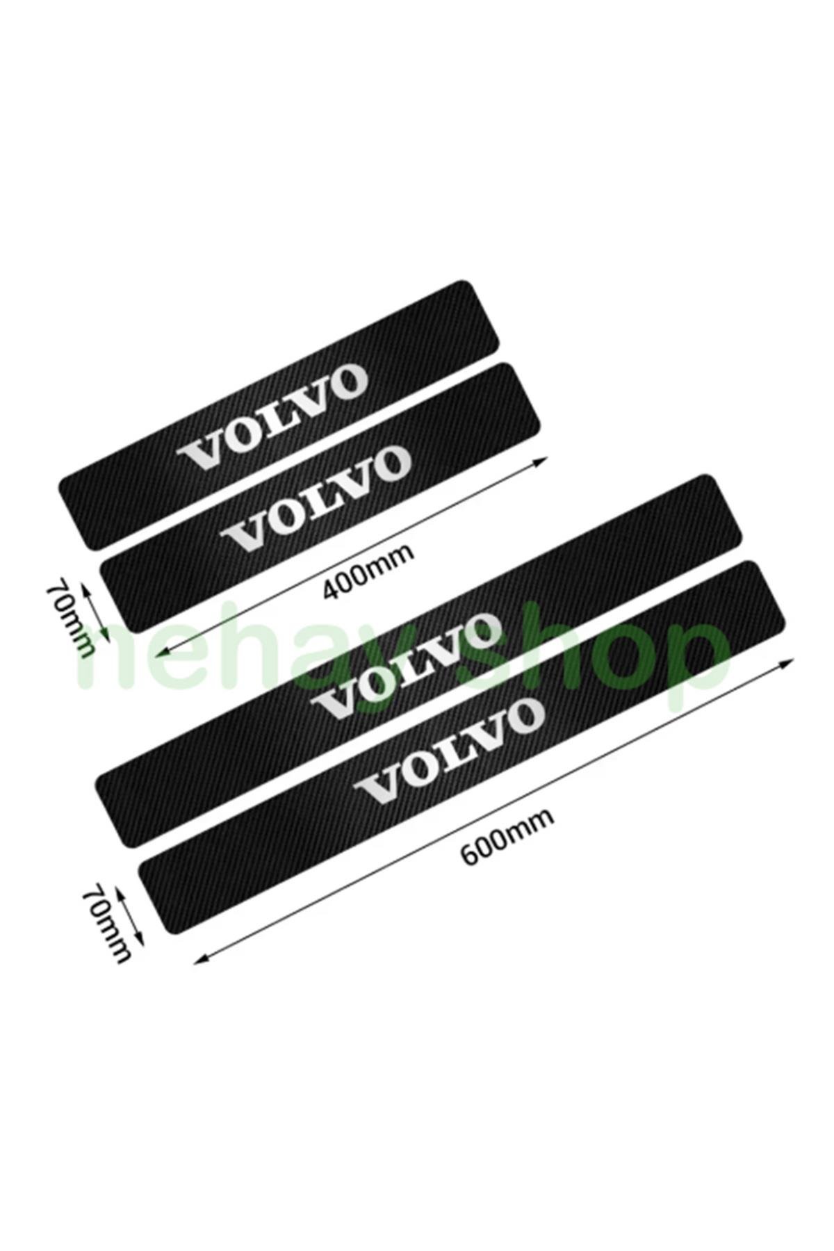 Volvo C30 İçin ŞIK TASARIM Oto Kapı eşikleri Sticker Karbon 4 Adet