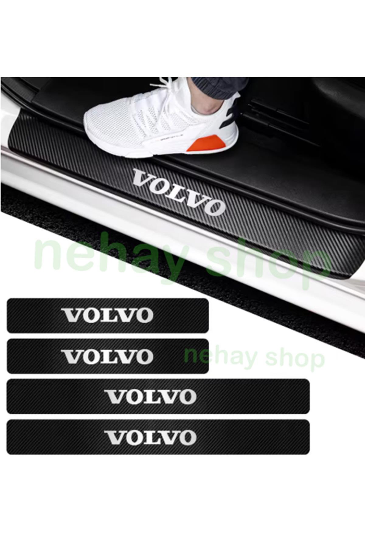 Volvo C70 İçin ŞIK TASARIM Oto Kapı eşikleri Sticker Karbon 4 Adet