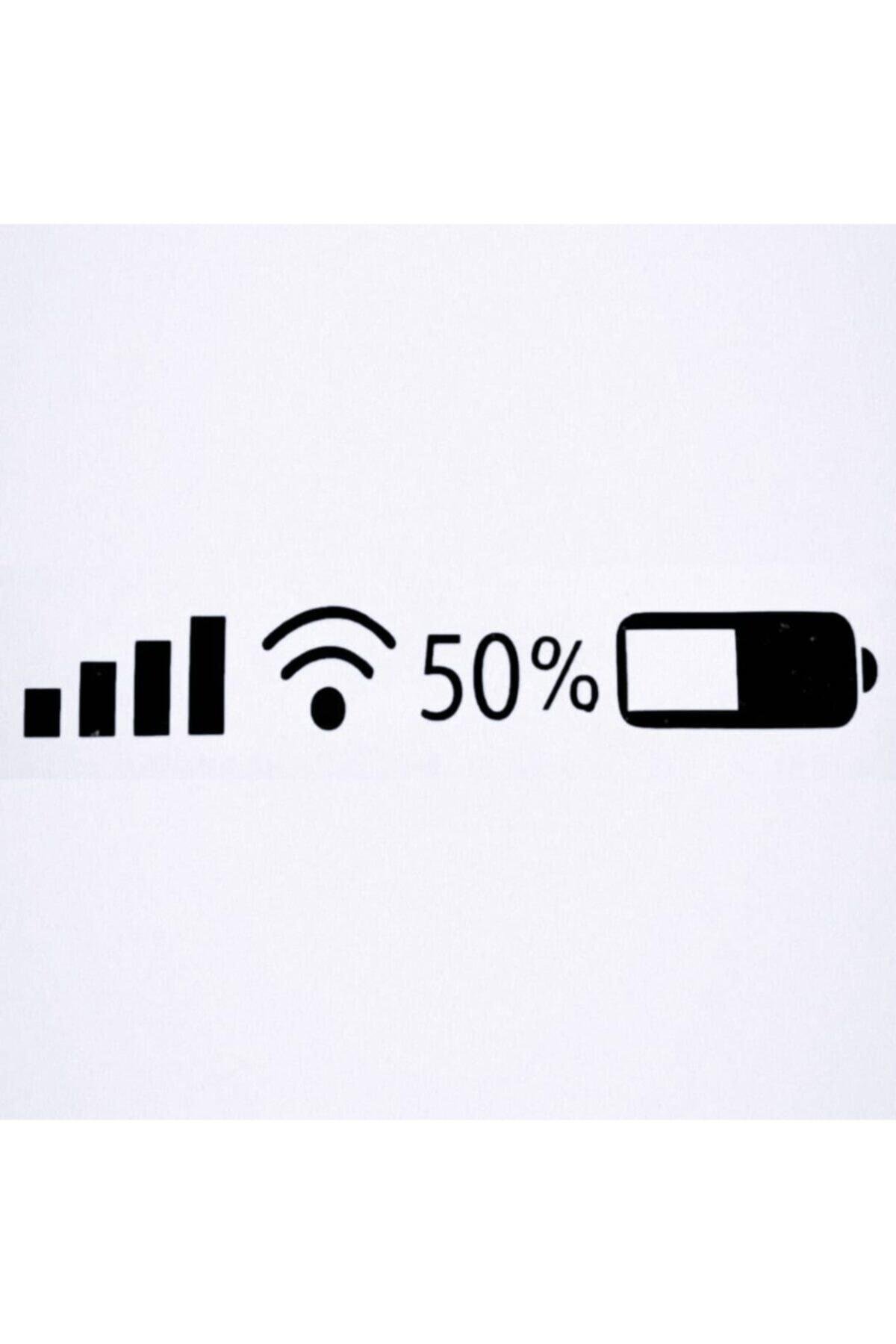 Wifi Şarj Batarya özel yeni sticker 20*4 Cm