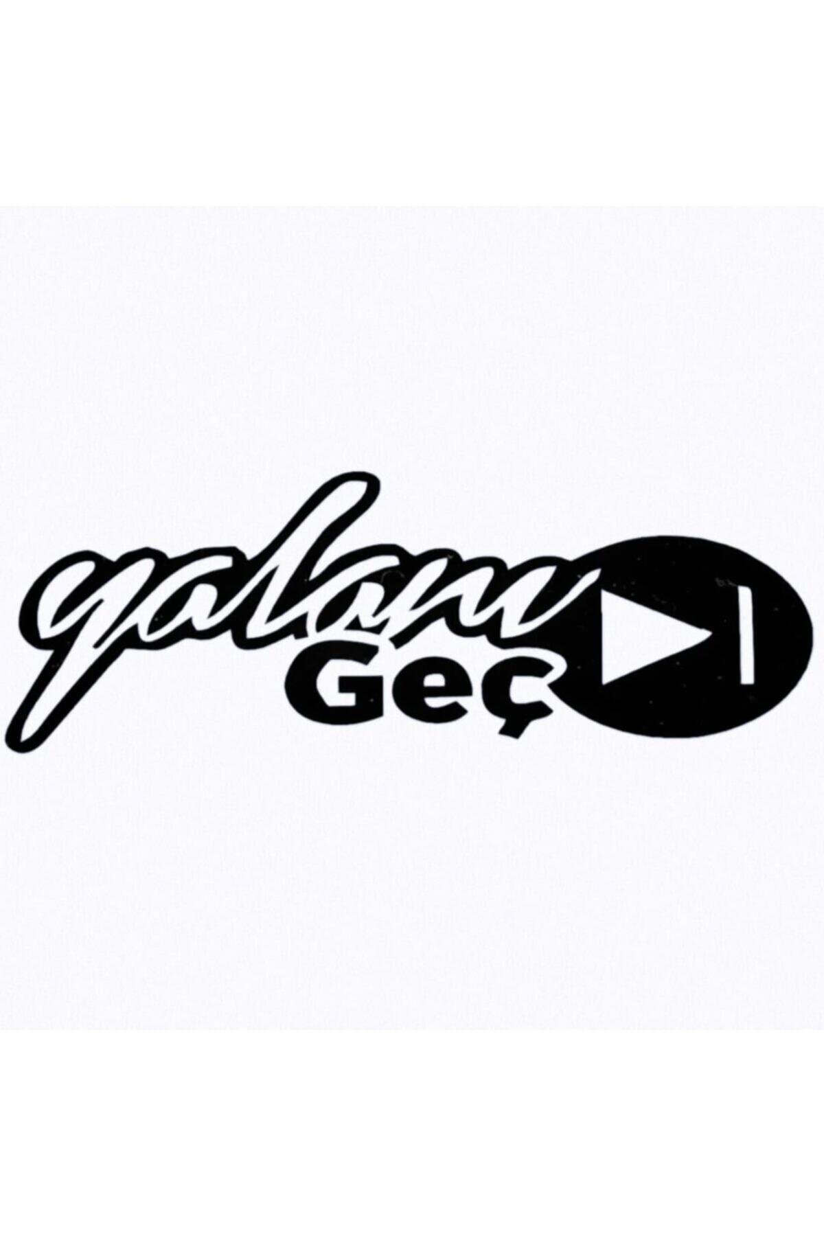 Yalanı Geç Oto özel yeni sticker 20*8 Cm