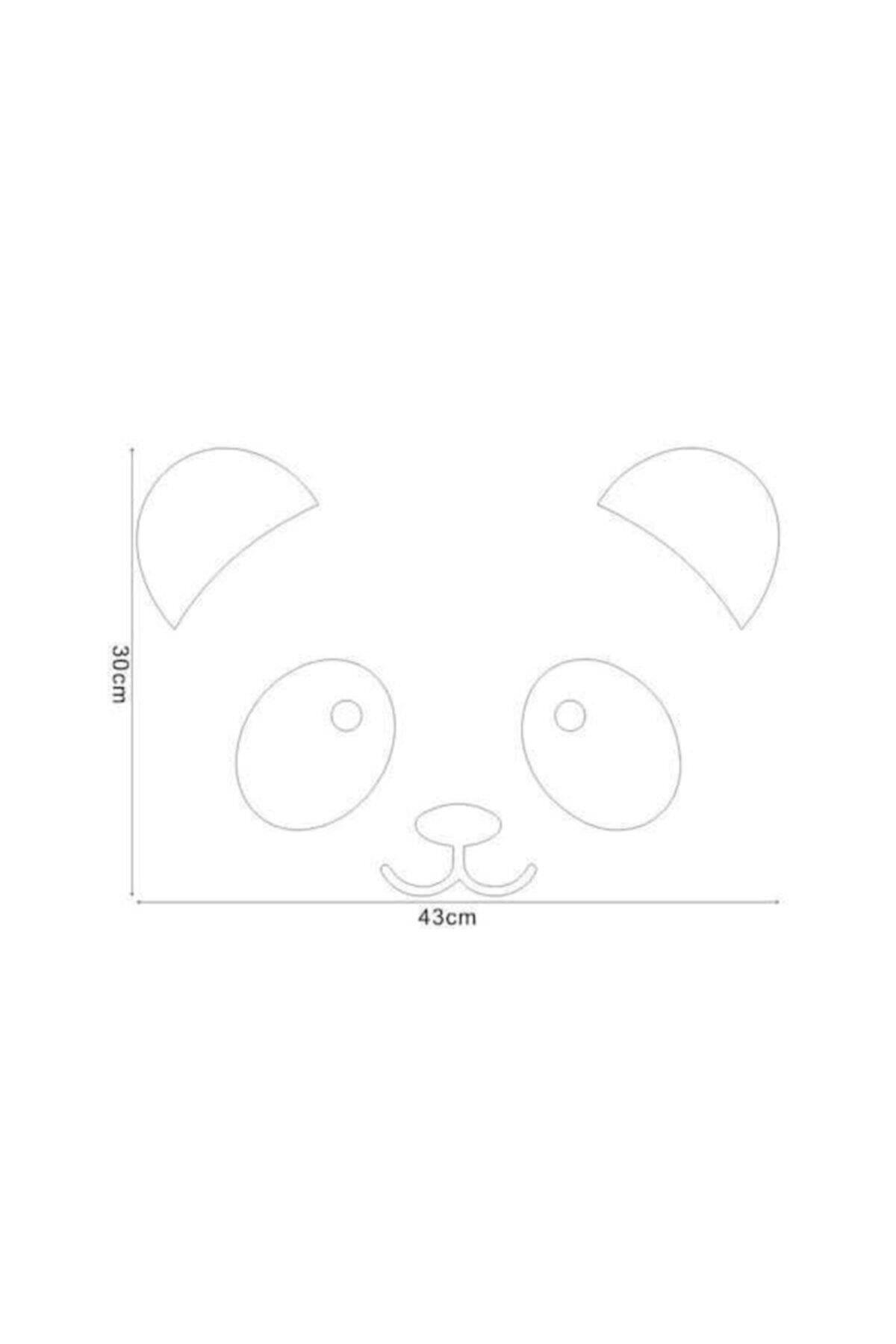 Yatak Odası Duvar özel yeni sticker Sevimli Panda Desen Çıkarılabilir Dekoratif özel yeni sticker