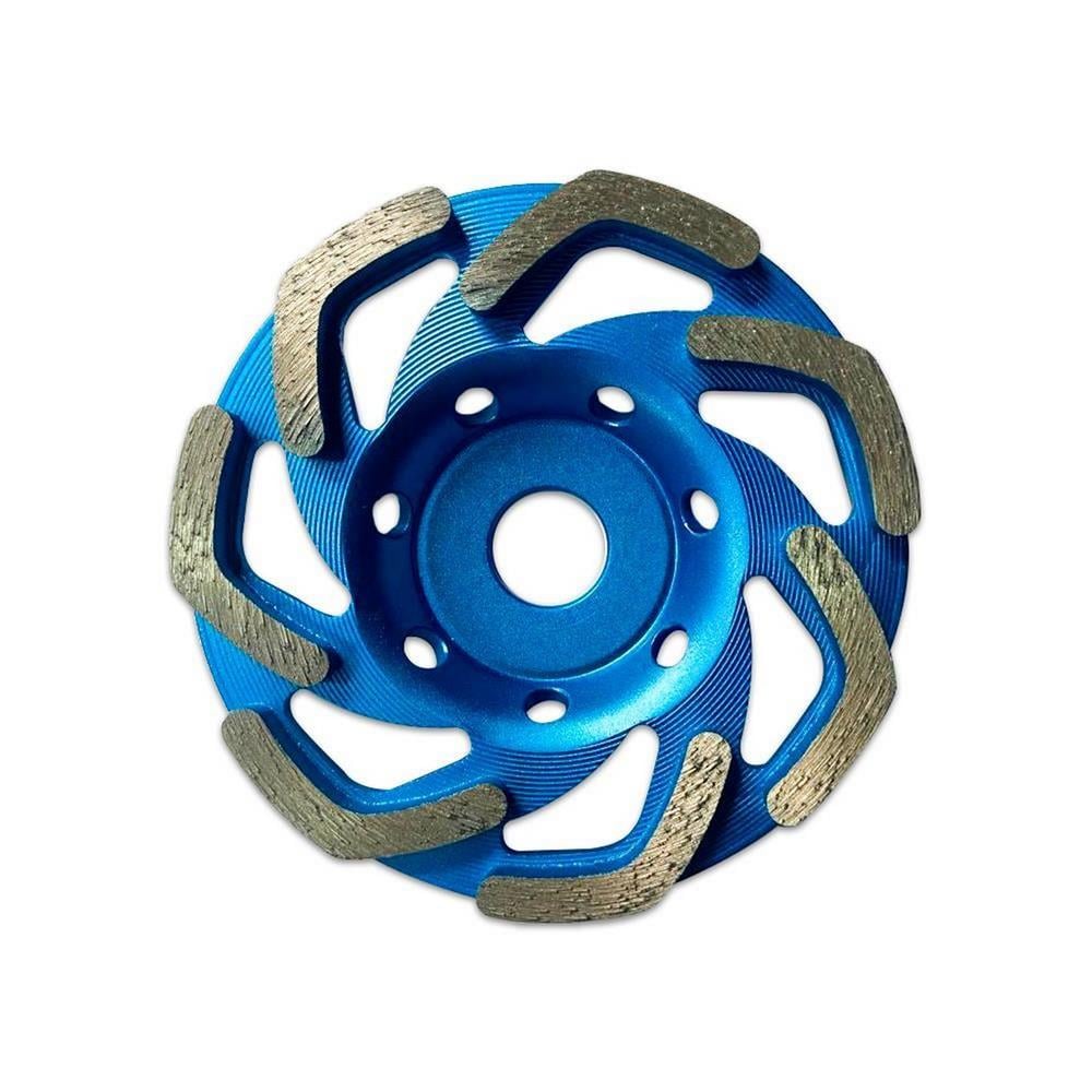CUP WHEELS WITH TRIANGLE HOLES SEG 40-50 5'' 125 MM