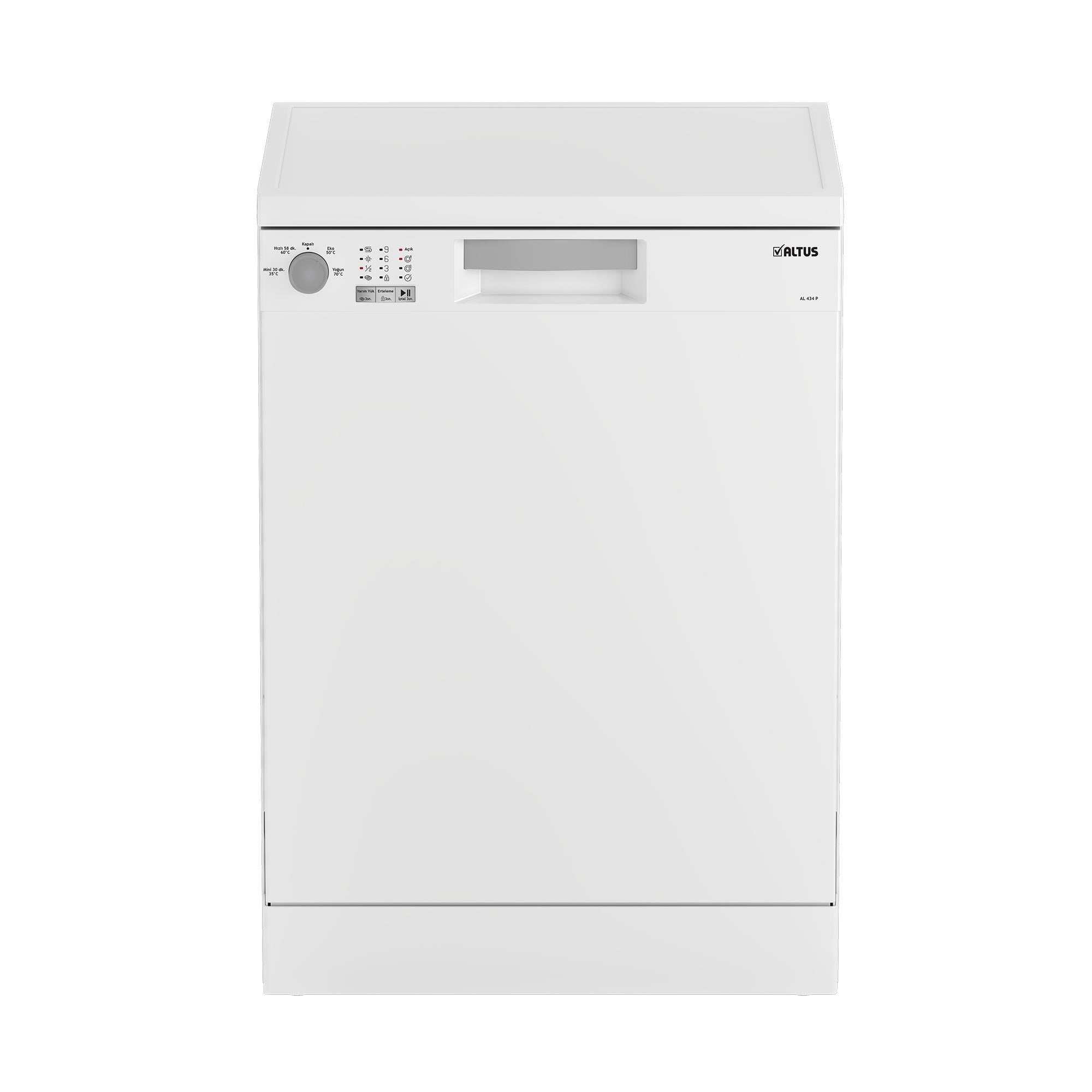ALTUS AL-434 P (4 Program-Beyaz)  BULAŞIK MAKİNESİ
