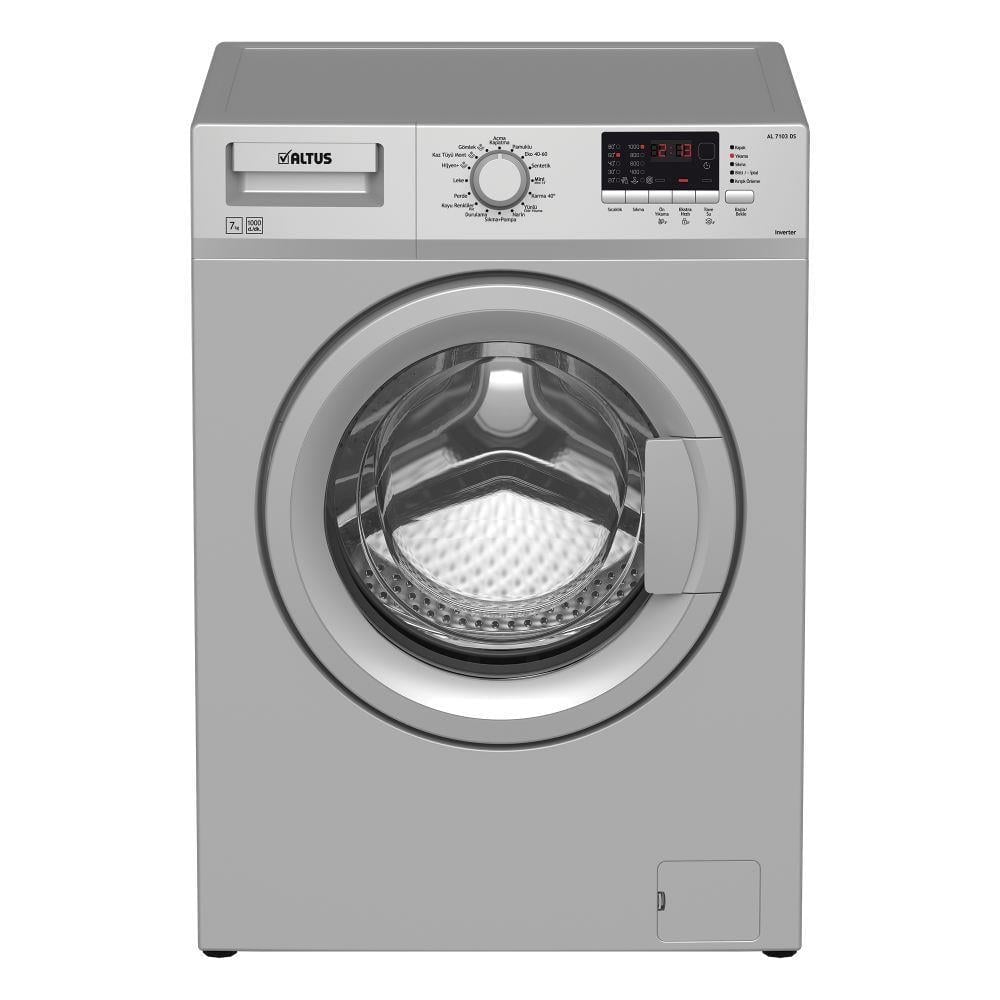 ALTUS AL-7103 DS (7 KG-1000 DEVİR-Silver) ÇAMAŞIR MAKİNESİ