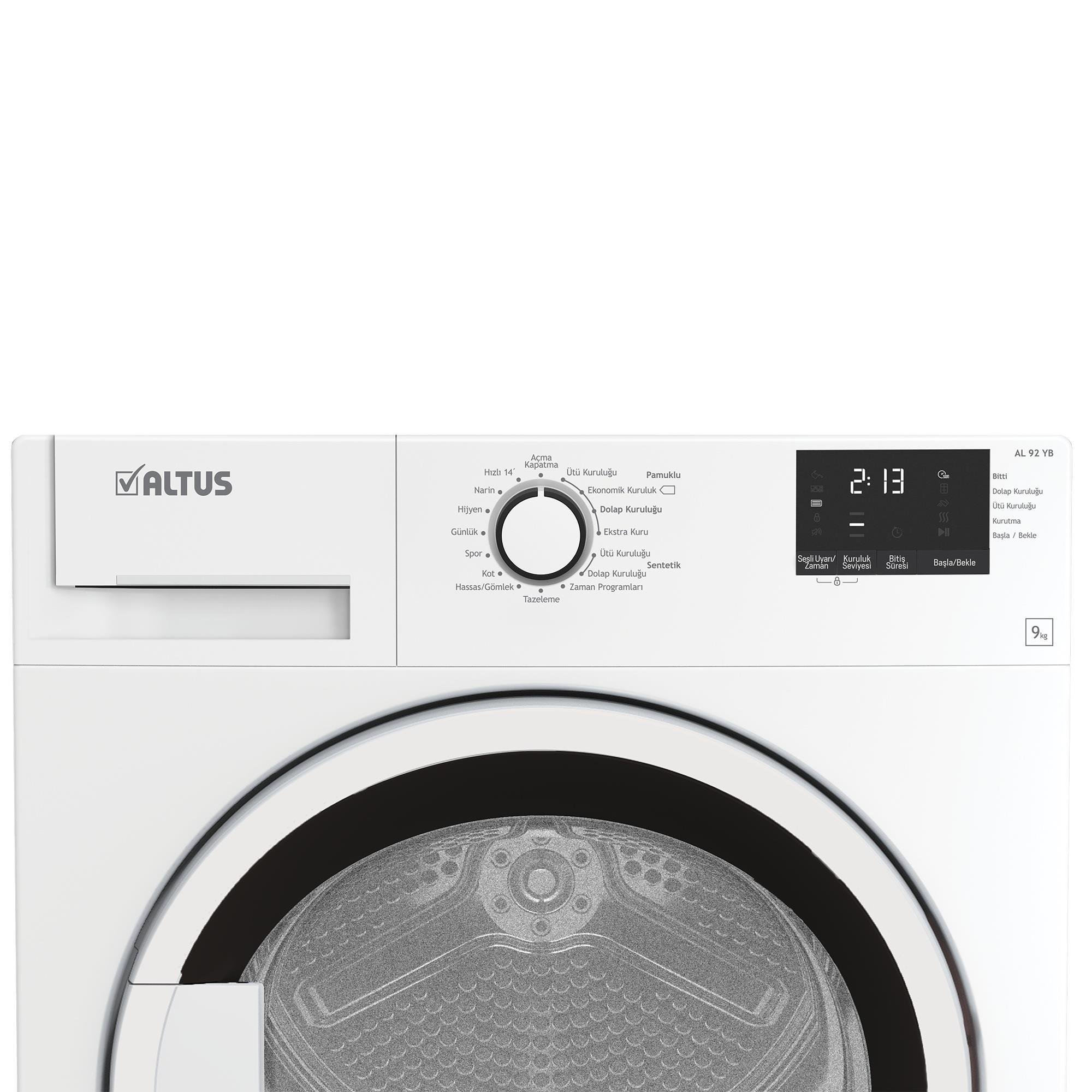ALTUS AL-92 YB YOĞUŞTURMALI ÇAMAŞIR KURUTMA MAKİNESİ