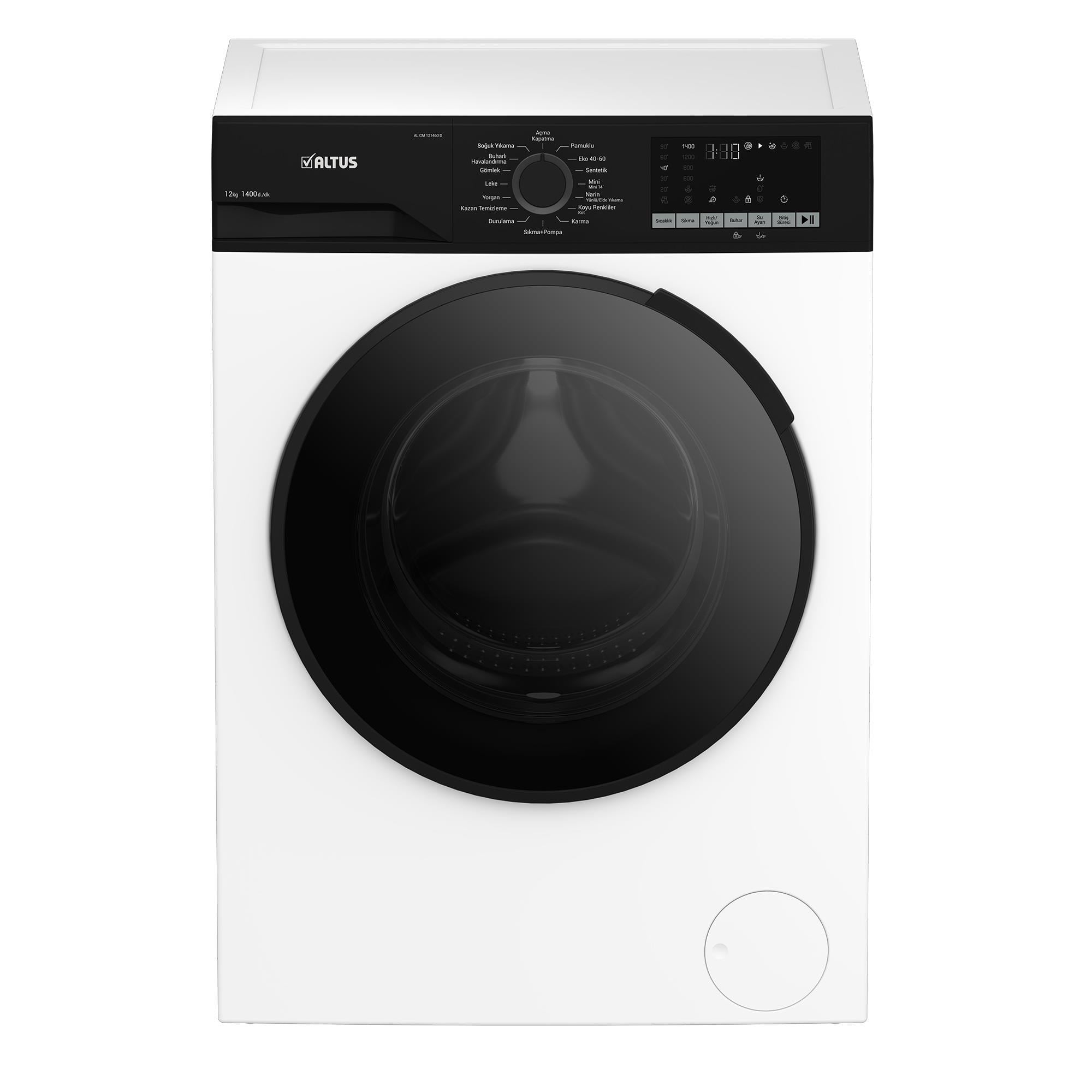 ALTUS AL-CM 121460 D (12 KG-1400 DEVİR) ÇAMAŞIR MAKİNESİ