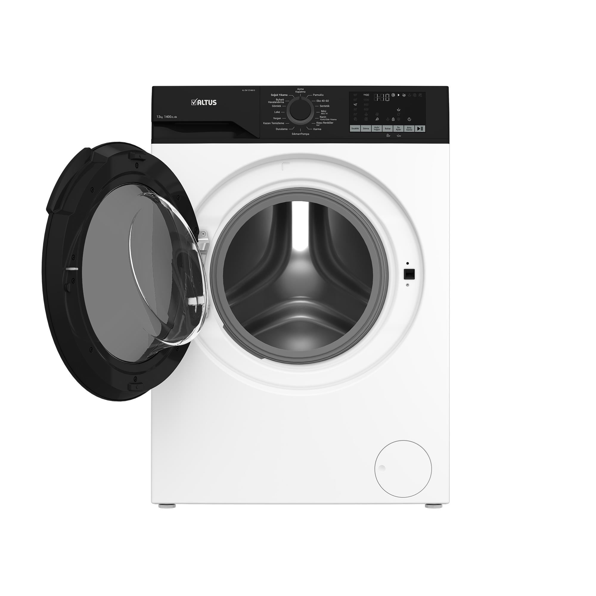 ALTUS AL-CM 121460 D (12 KG-1400 DEVİR) ÇAMAŞIR MAKİNESİ