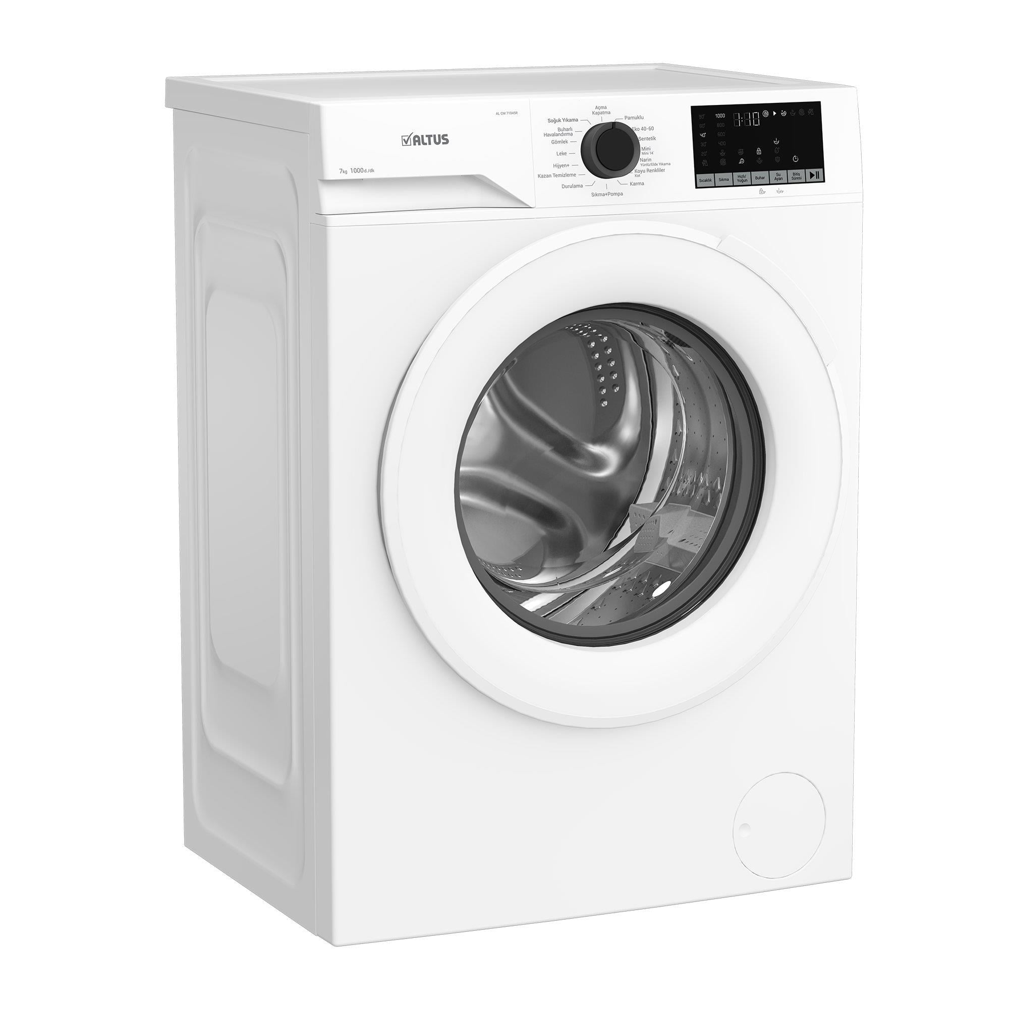 ALTUS AL-CM 71045R (7 KG-1000 DEVİR) ÇAMAŞIR MAKİNESİ | Peşinatsız, Kartsız 12 Ay Elden Taksit | Habipler AVM
