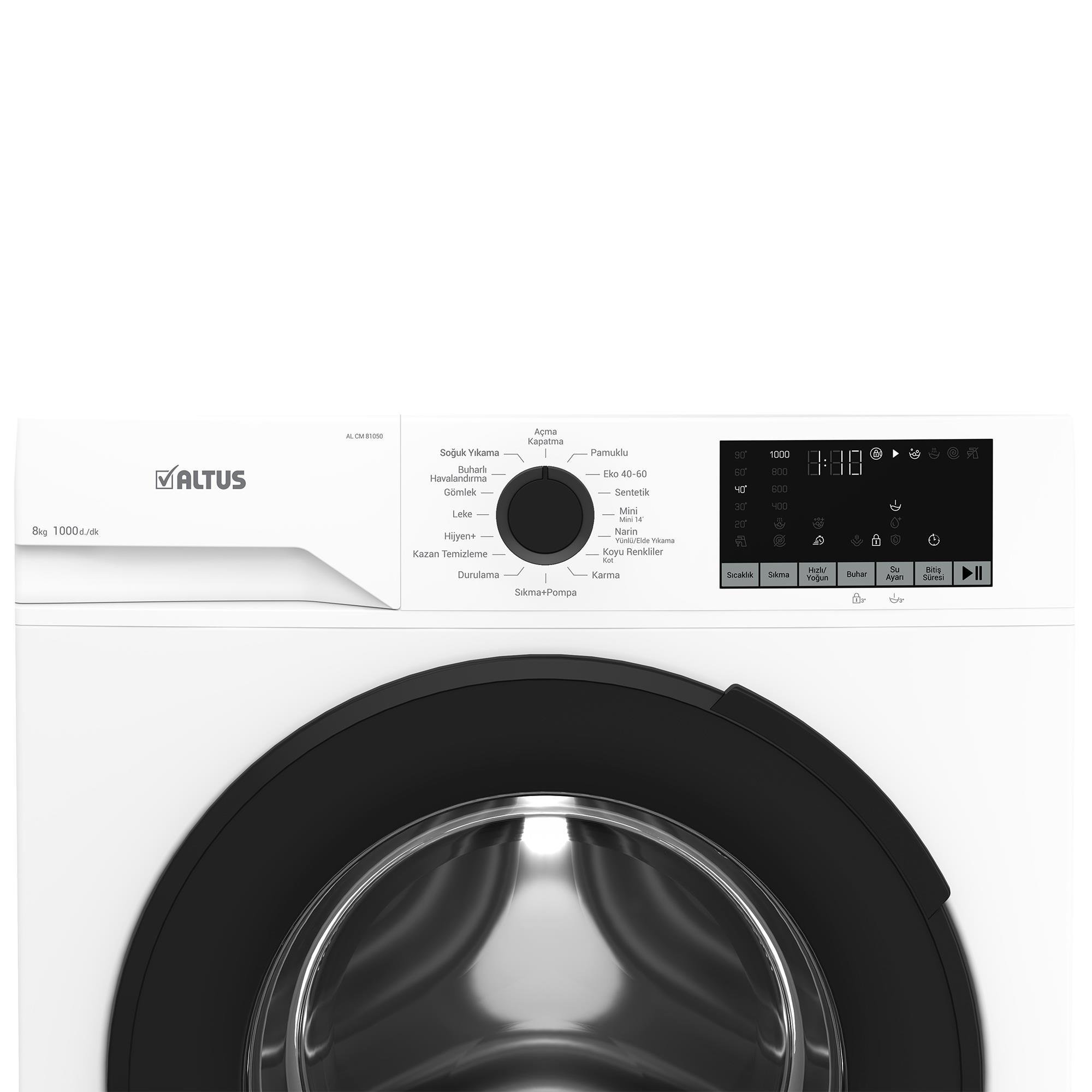 ALTUS AL-CM 81050 (8 KG-1000 DEVİR) ÇAMAŞIR MAKİNESİ