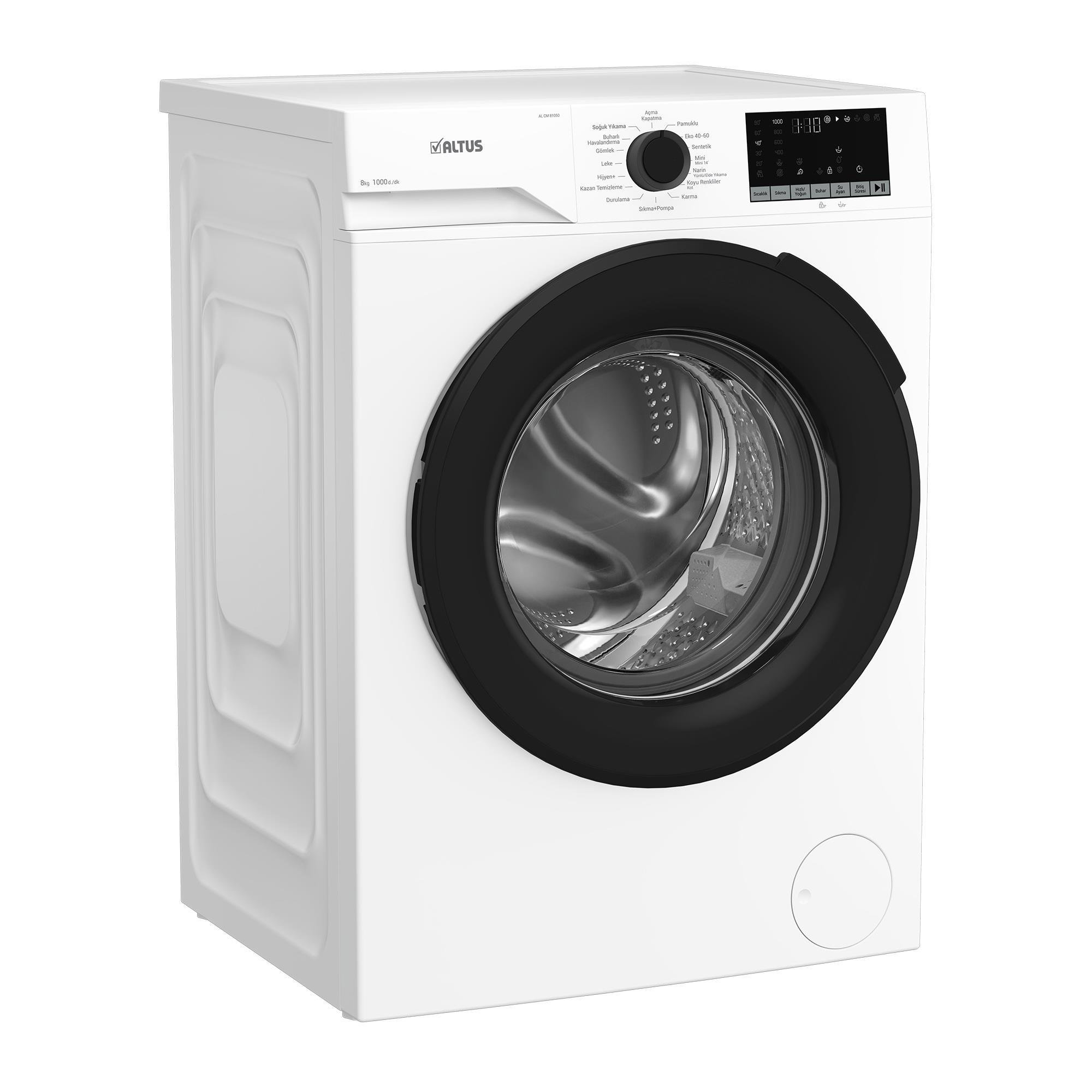 ALTUS AL-CM 81050 (8 KG-1000 DEVİR) ÇAMAŞIR MAKİNESİ
