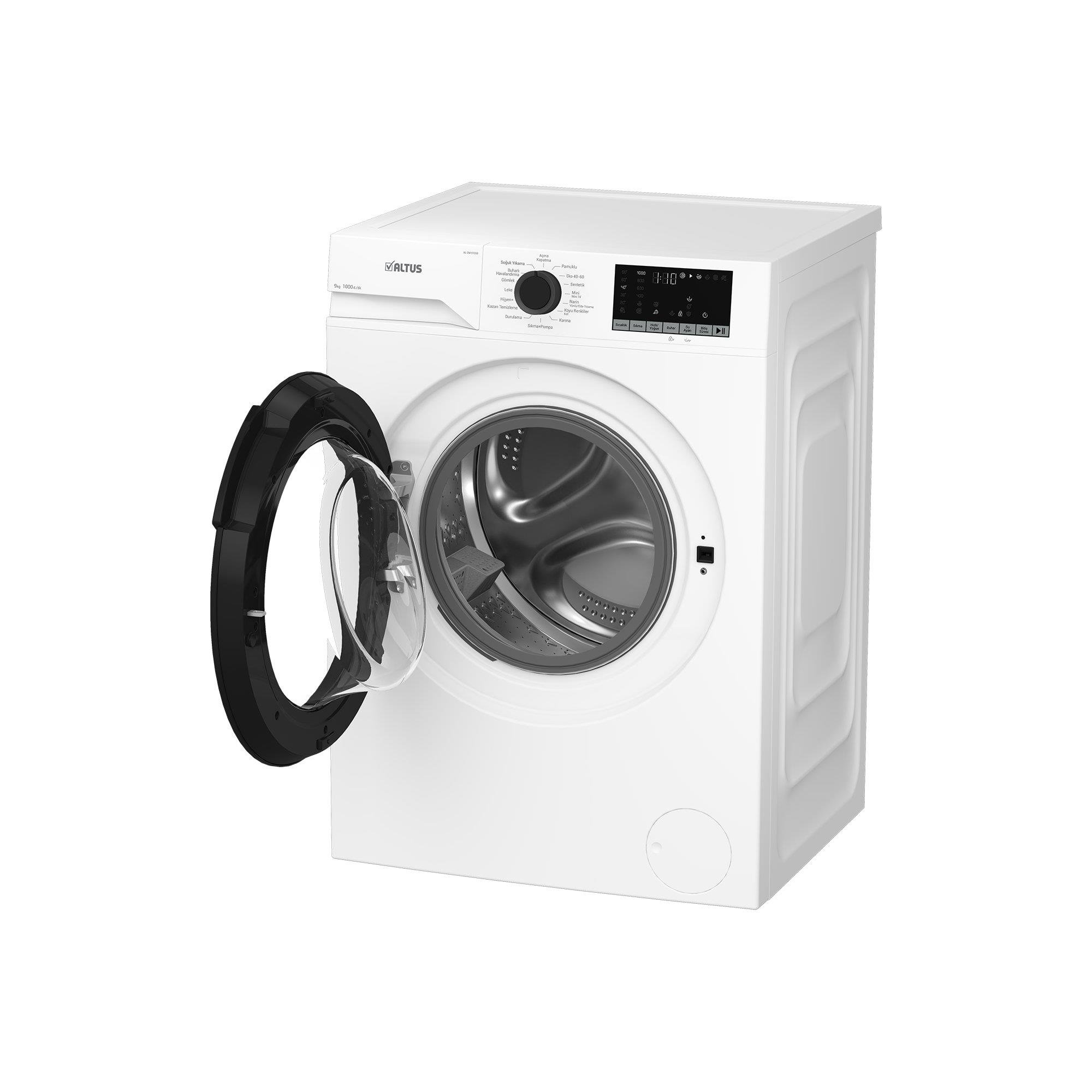 ALTUS AL-CM 91050 R (9 KG-1000 DEVİR) ÇAMAŞIR MAKİNESİ Kredi Kartsız, Peşinatsız, Elden Taksitle | Habipler AVM