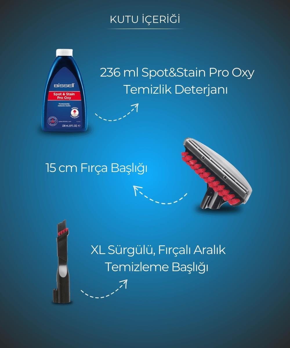 BISSELL SPOTCLEAN AUTOPRO SELECT LEKE ÇIKARMA, KOLTUK ve HALI YIKAMA MAKİNESİ