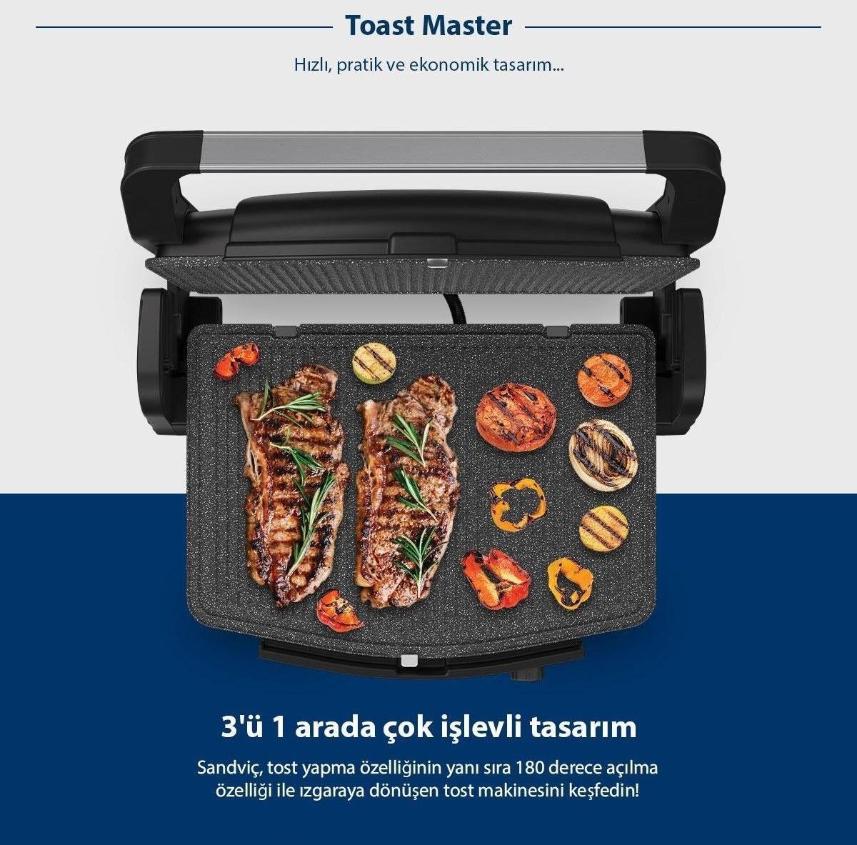 BLAUPUNK BLTM01 (T800) TOST MAKİNESİ