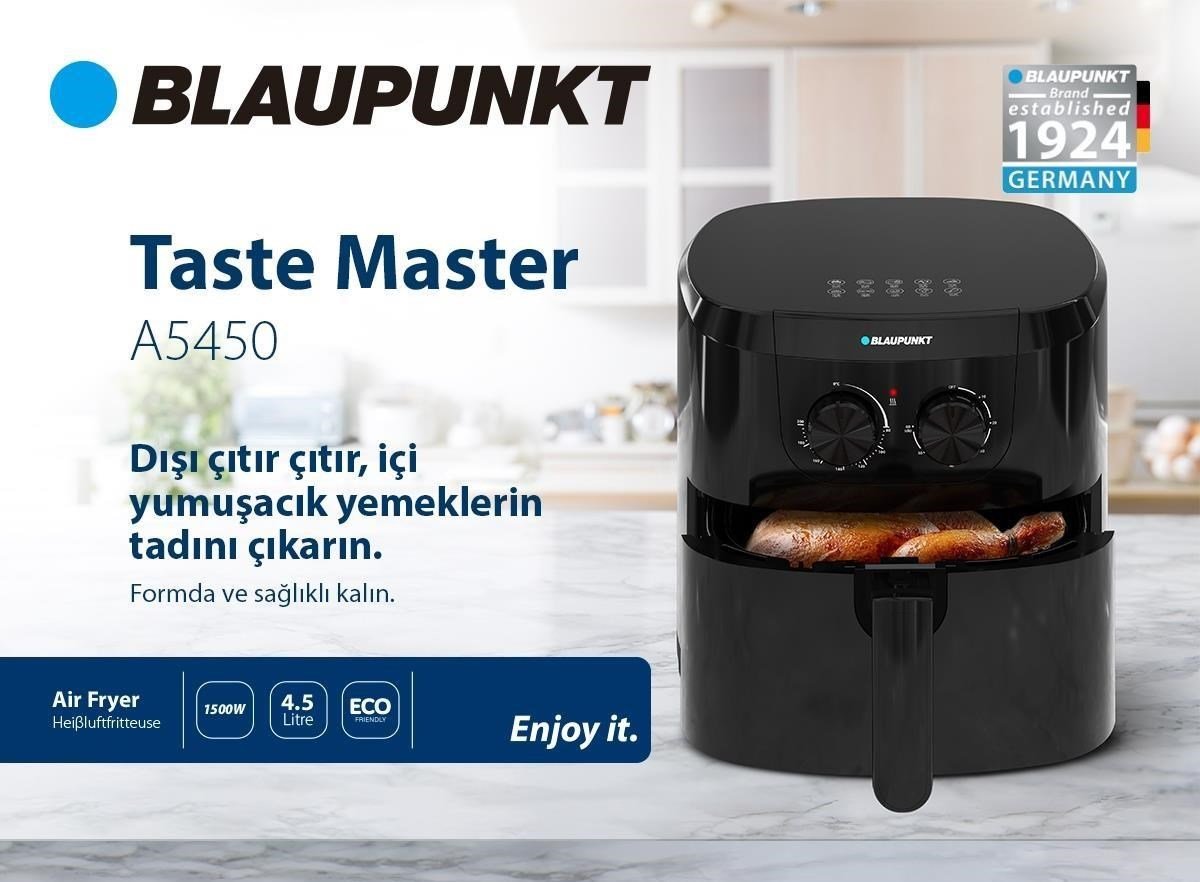 BLAUPUNKT A5450 Taste Master Airfryer FRİTÖZ | Kredi Kartsız Elden Taksit | Habipler AVM
