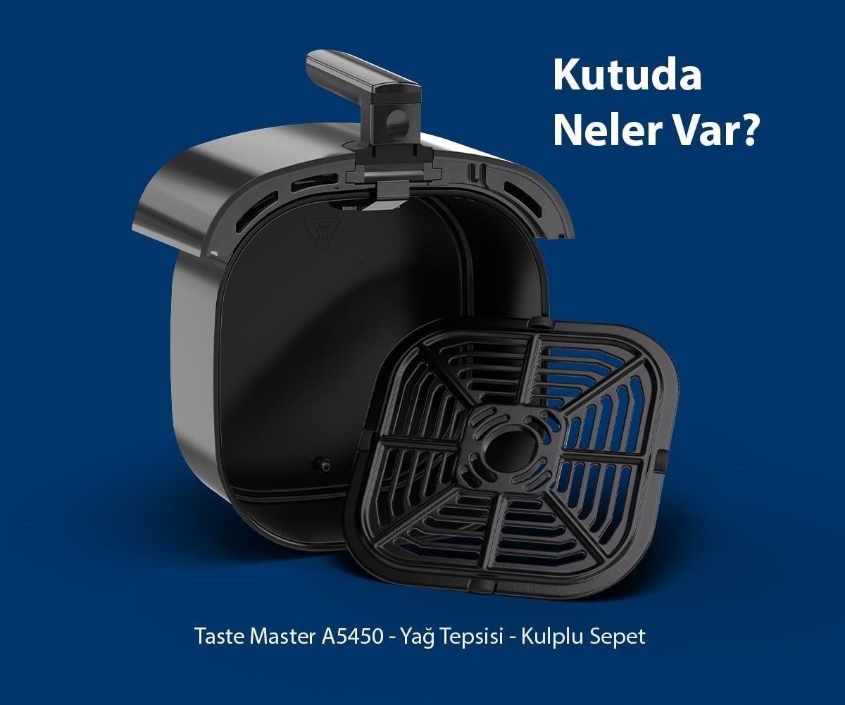 BLAUPUNKT A5450 Taste Master Airfryer FRİTÖZ | Kredi Kartsız Elden Taksit | Habipler AVM