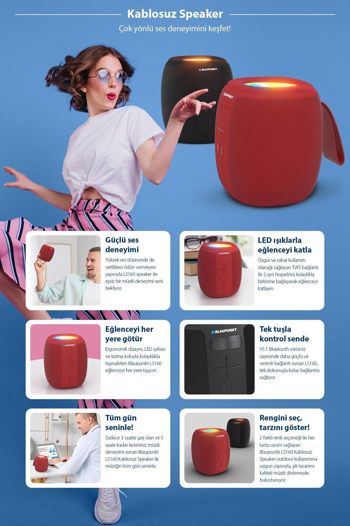 BLAUPUNKT LS160 BLUETOOTH SPEAKER