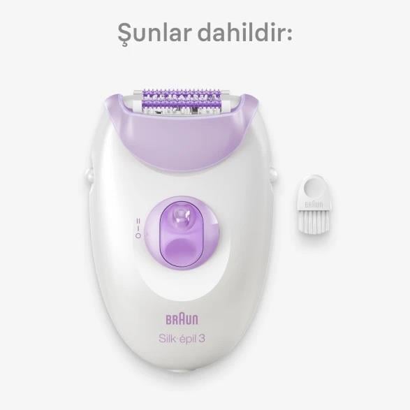 BRAUN Silk-épil 3-3000 EPİLATÖR