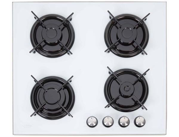 ÇETİNTAŞ SLIM 848CT W (NG-Beyaz Camlı-Emaye Izgara) SETÜSTÜ OCAK