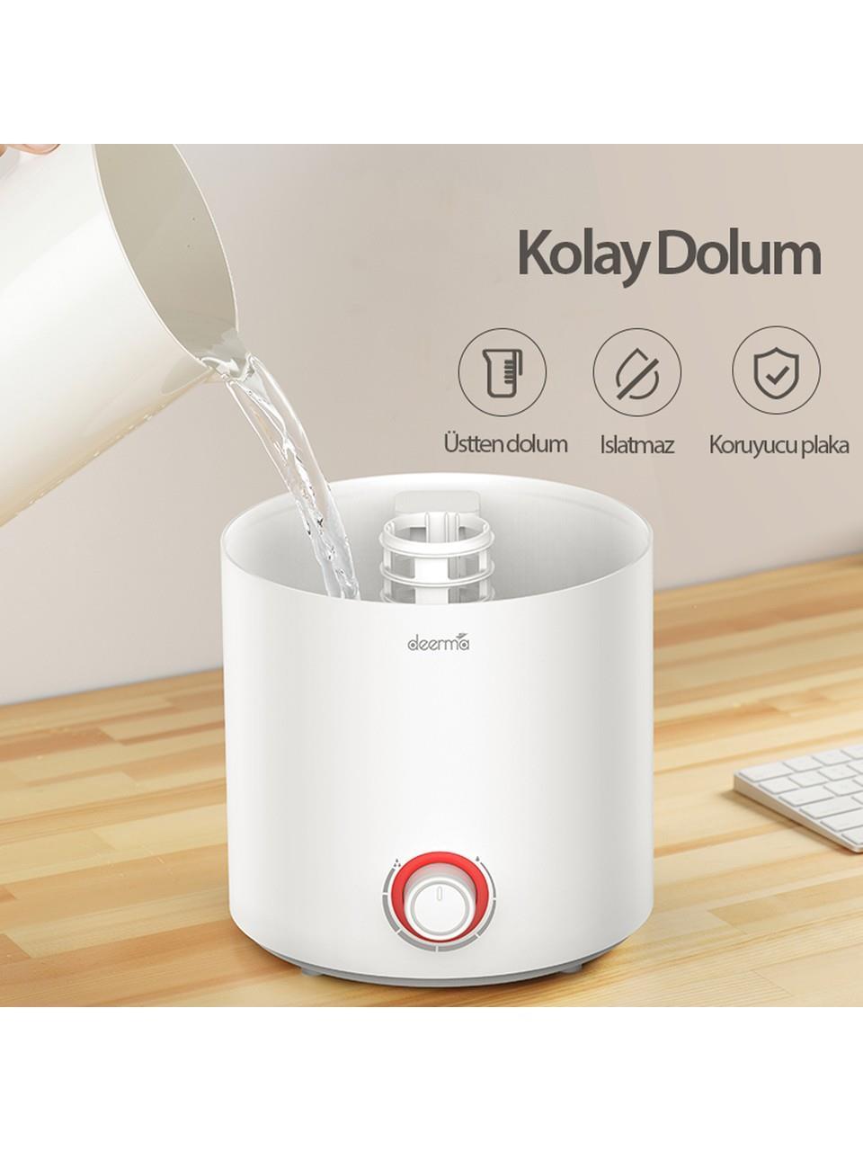 DEERMA F300 Üstten Dolum Ultrasonik Soğuk Buhar HAVA NEMLENDİRİCİ