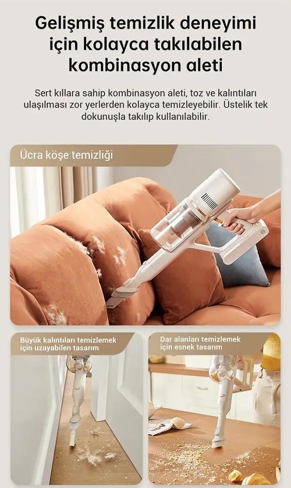 DREAME U10 ŞARJLI DİKEY SÜPÜRGE | Kredi Kartsız Elden Taksit | Habipler AVM