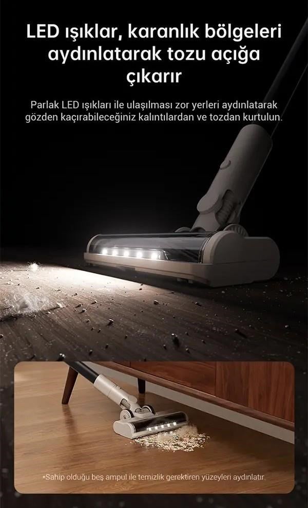 DREAME U10 ŞARJLI DİKEY SÜPÜRGE | Kredi Kartsız Elden Taksit | Habipler AVM