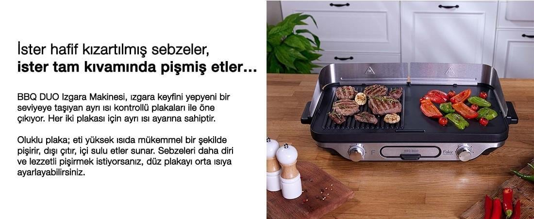 FAKİR BBQ DUO ELEKTRİKLİ IZGARA