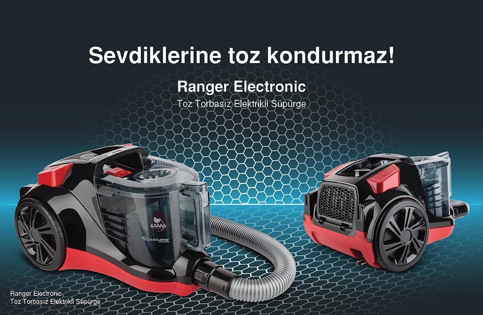 FAKİR RANGER ELECTRONIC TURBO TOZ TORBASIZ ELEKTRİKLİ SÜPÜRGE