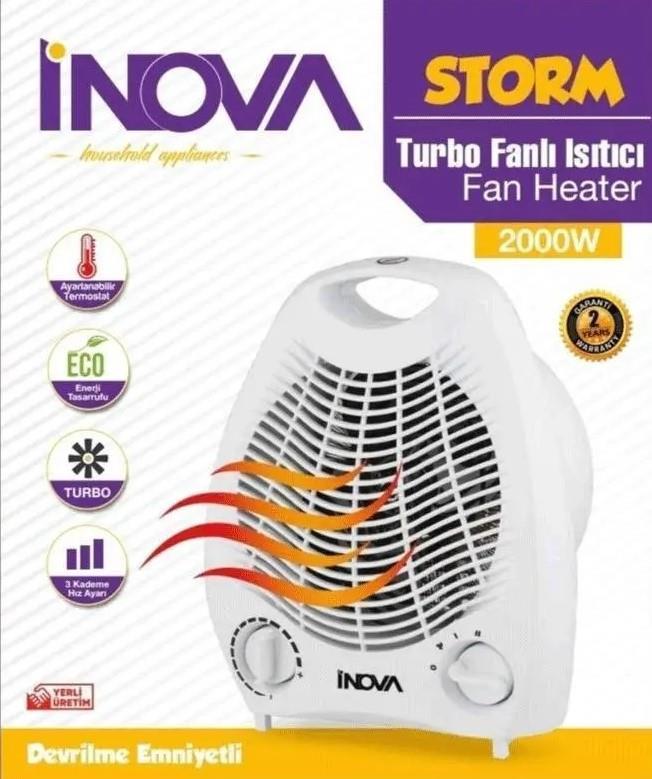INOVA STORM 2000 Watt FANLI PRATİK ISITICI